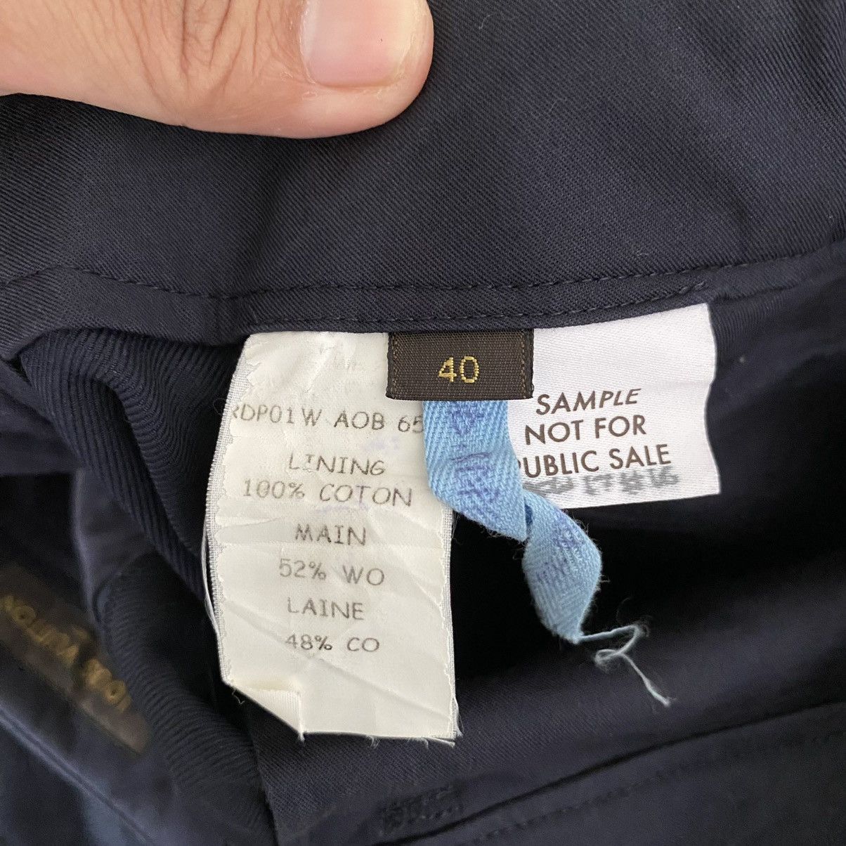Louis Vuitton FW17 Kim Jones Era Prototype “SAMPLE” Techwear Cargo Pants Size US 33 - 17 Thumbnail