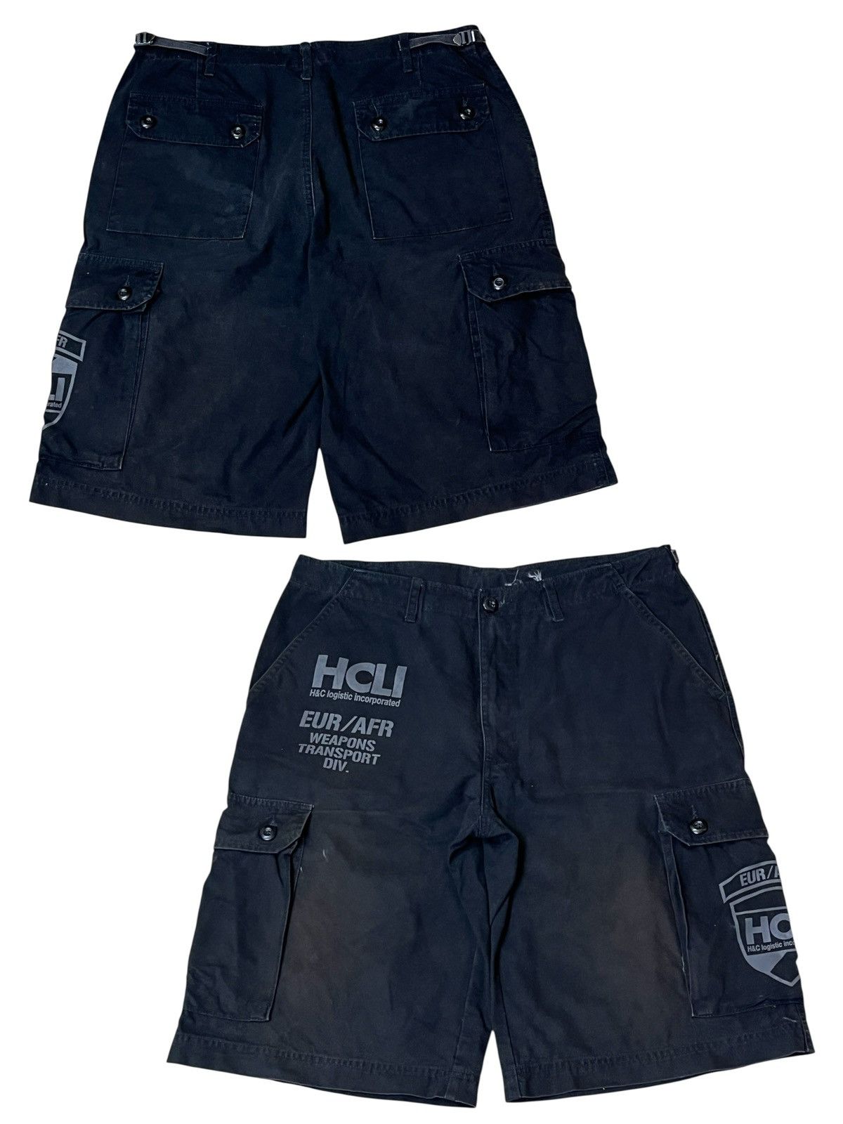 Anime Limited🔥Anime JORMUNGAND HCLI sunfaded cargo short pants Size US 36 / EU 52 - 1 Thumbnail