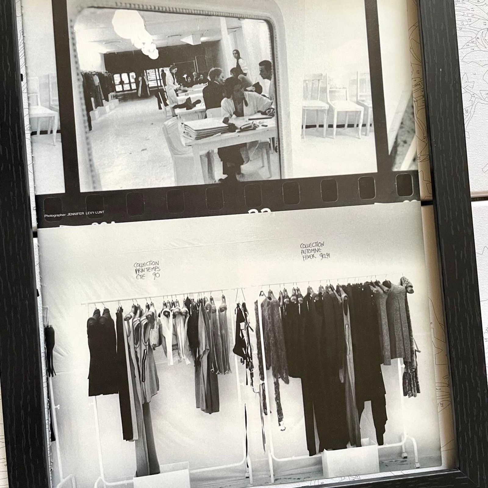 Maison Margiela × Vintage Maison Martin Margiela backstage Archive framed poster 9x12 Size ONE SIZE - 2 Thumbnail