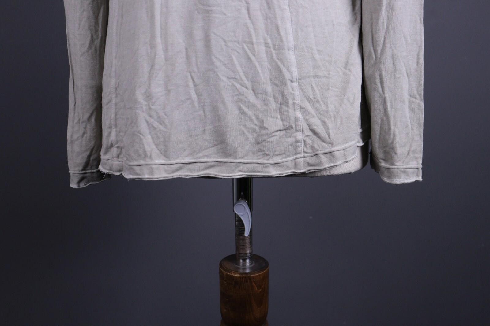 Bottega Veneta Bottega by Elisa Cavaletti Gray Lagenlook Top Shirt Size XXL Size XXL / US 16-18 / IT 52-54 - 8 Thumbnail