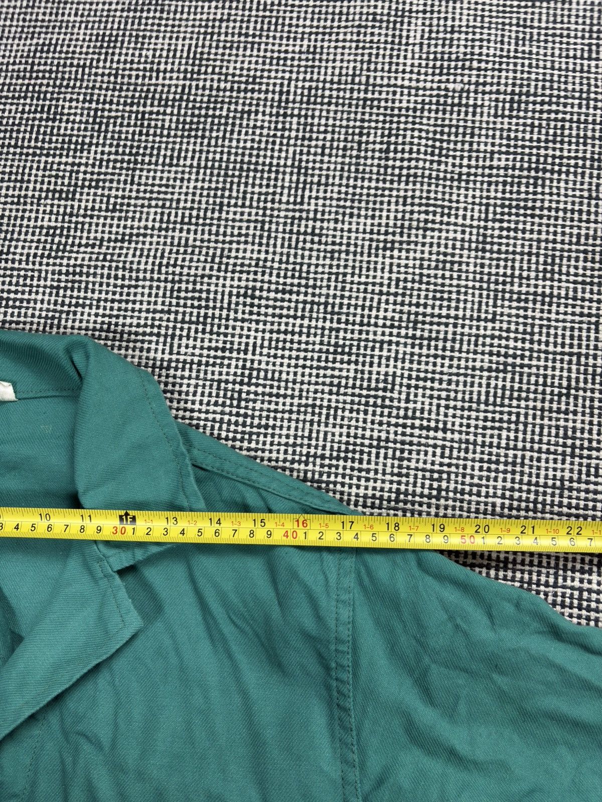 Le Laboureur 60s/70s German light green work cyclist jacket sanfor Size US S / EU 44-46 / 1 - 8 Thumbnail