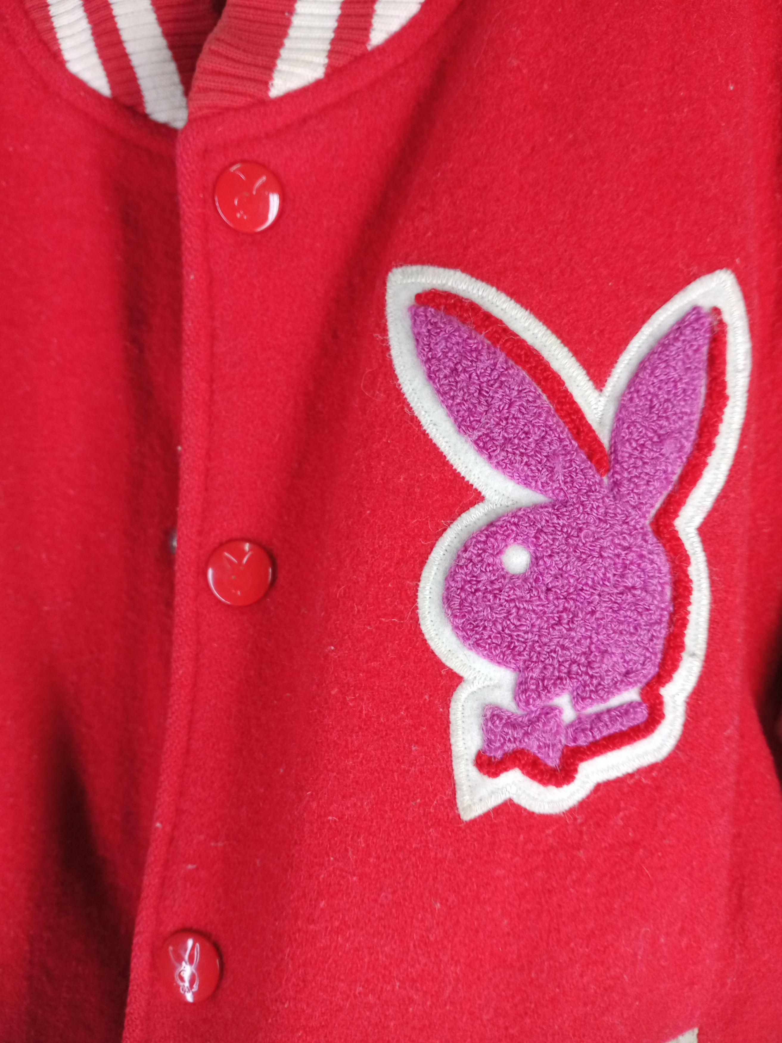 Playboy RARE VINTAGE PLAYBOY LEATHER SLEEVES VARSITY JACKET Size US S / EU 44-46 / 1 - 8 Thumbnail