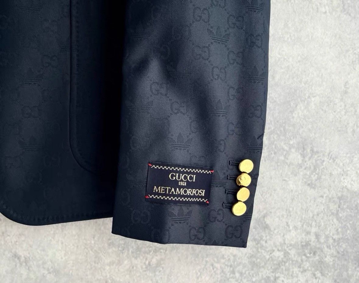 Gucci Gucci Adidas co-branded logo dark pattern full print suit j Size US M / EU 48-50 / 2 - 4 Thumbnail