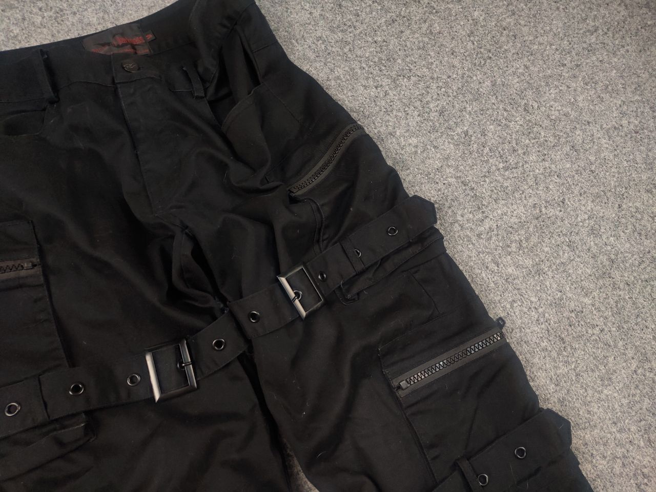If Six Was Nine Queen Of Darkness Cargo Bomdage Pants Hysteric Opium LGB Size US 32 / EU 48 - 9 Thumbnail