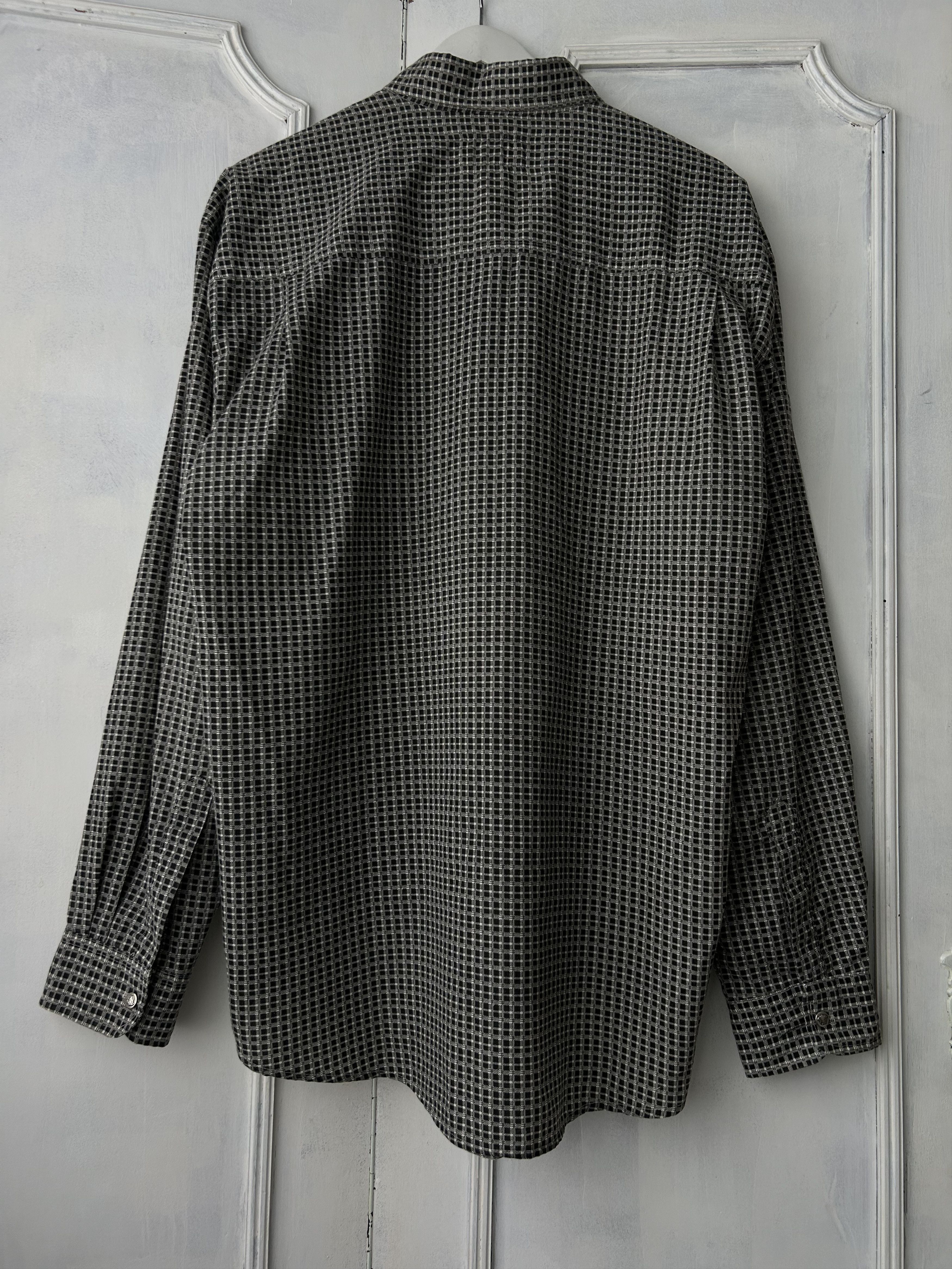 Versace Jeans Couture VERSACE COLLECTION Checked Button-Up Shirt (Medusa Buttons) Size US M / EU 48-50 / 2 - 8 Thumbnail