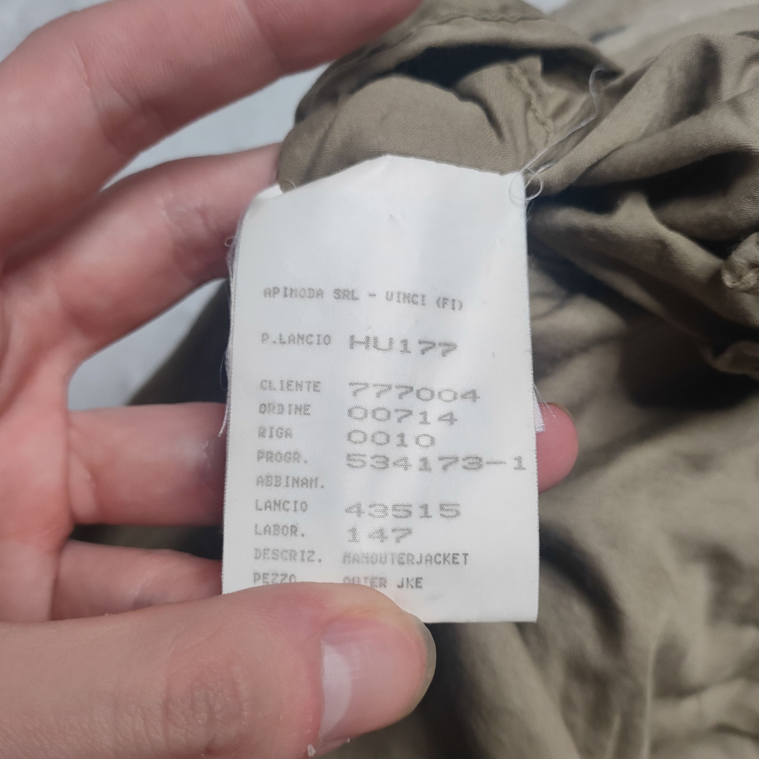 Emporio Armani Emporio armani vintage painted asymetrical linen jacket Size US L / EU 52-54 / 3 - 8 Thumbnail