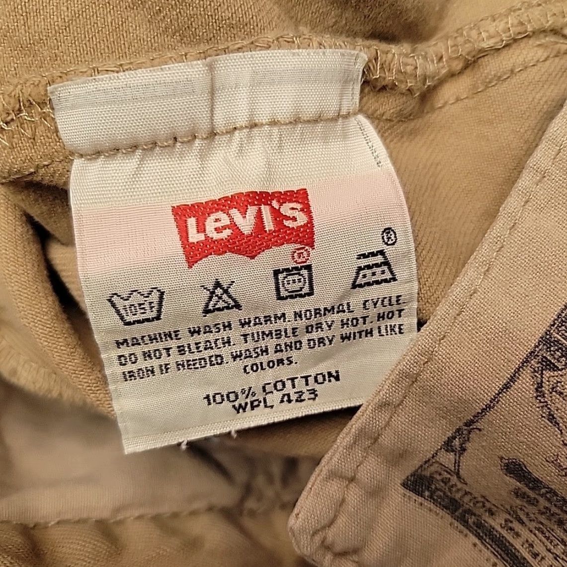 Etro VINTAGE Levis 501 Jeans Mens 34x30 Brown Beige Button Fly Made in USA Y2K Retro Size US 34 / EU 50 - 6 Thumbnail