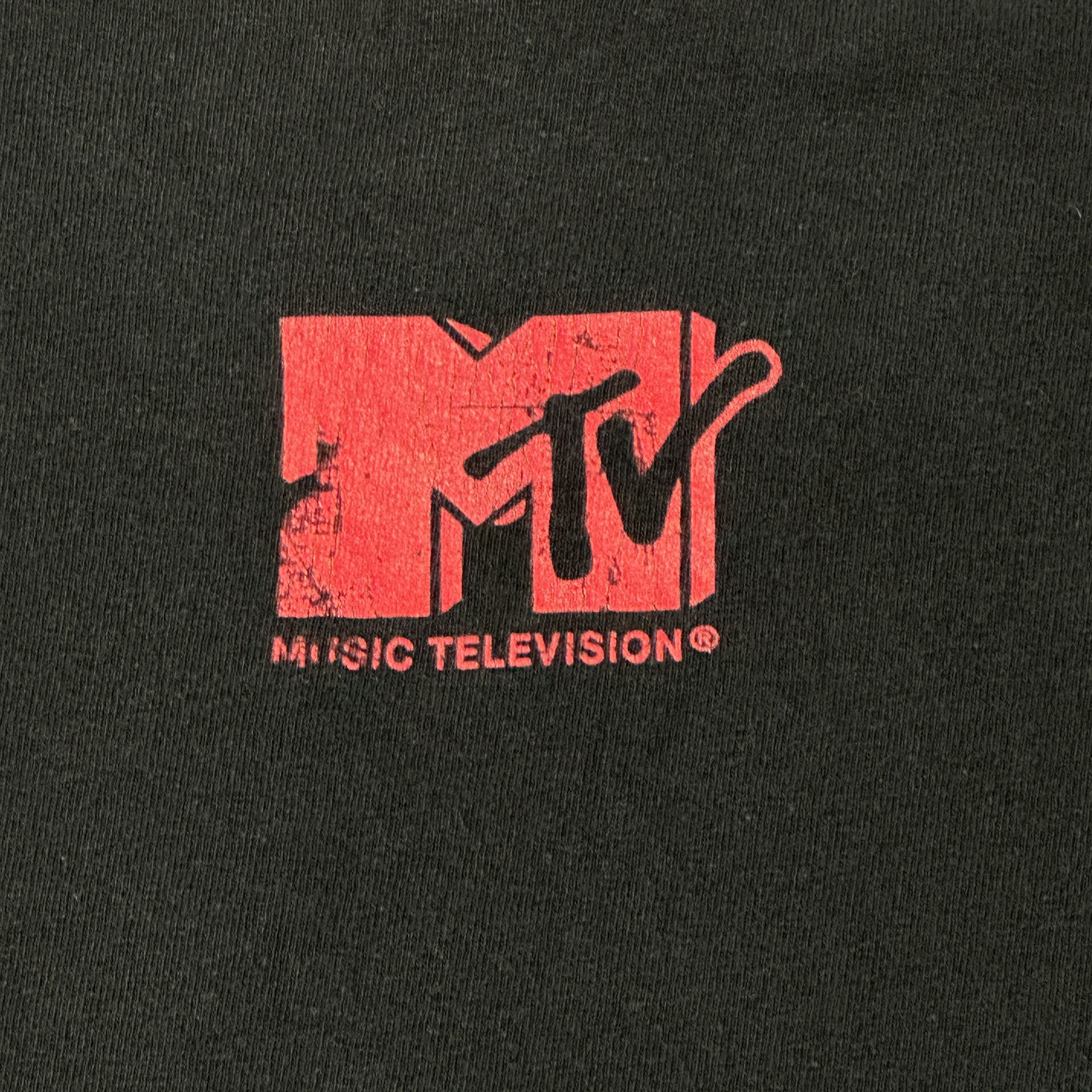 Jerzees Vintage MTV Punk'd Graphic Black T-Shirt Size L Aston Kutcher y2k Size US L / EU 52-54 / 3 - 6 Thumbnail