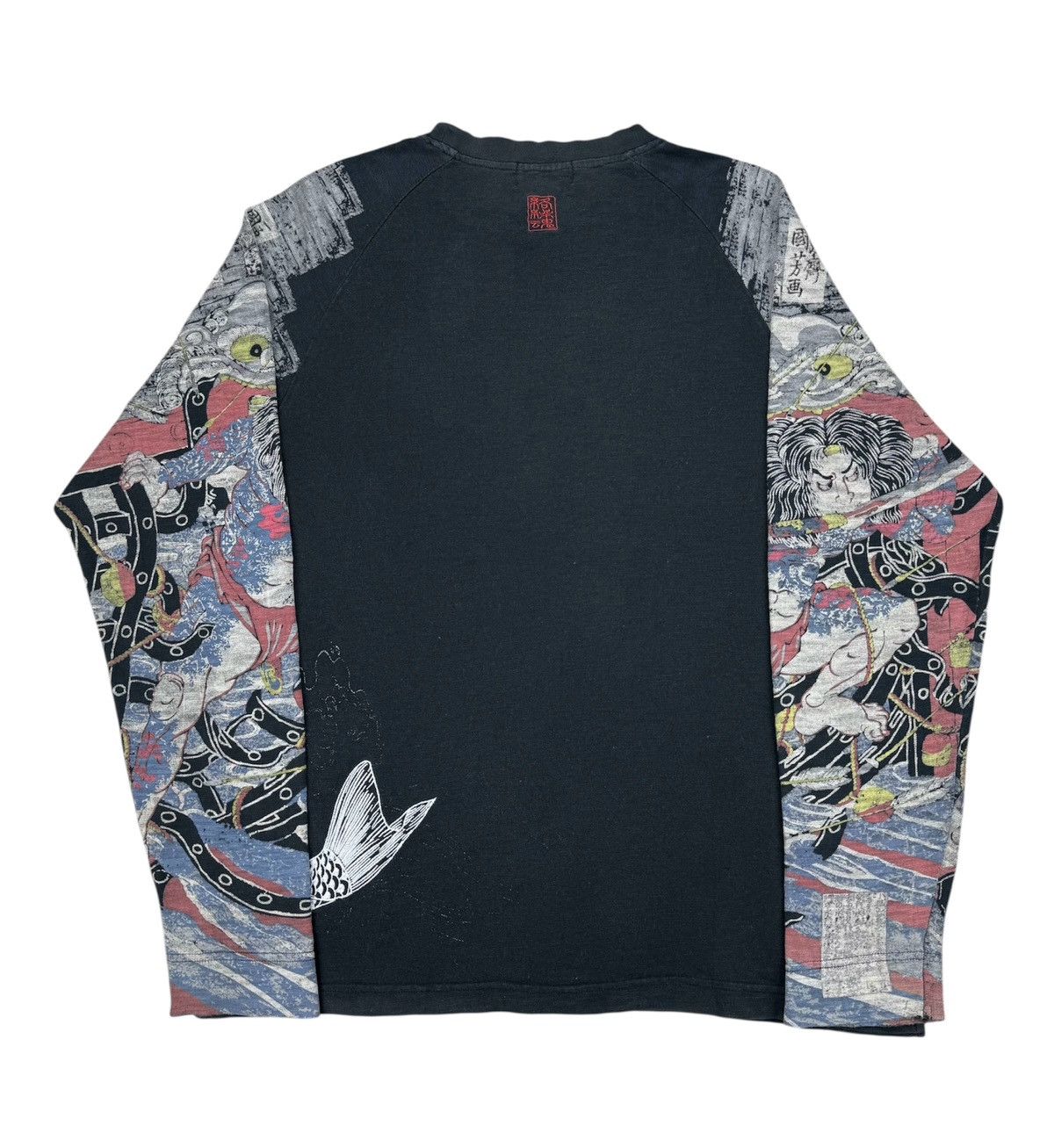 Japanese Brand Vintage KARAKURI TAMASHI Japanese Devil Traditional Motive Size US XL / EU 56 / 4 - 2 Thumbnail