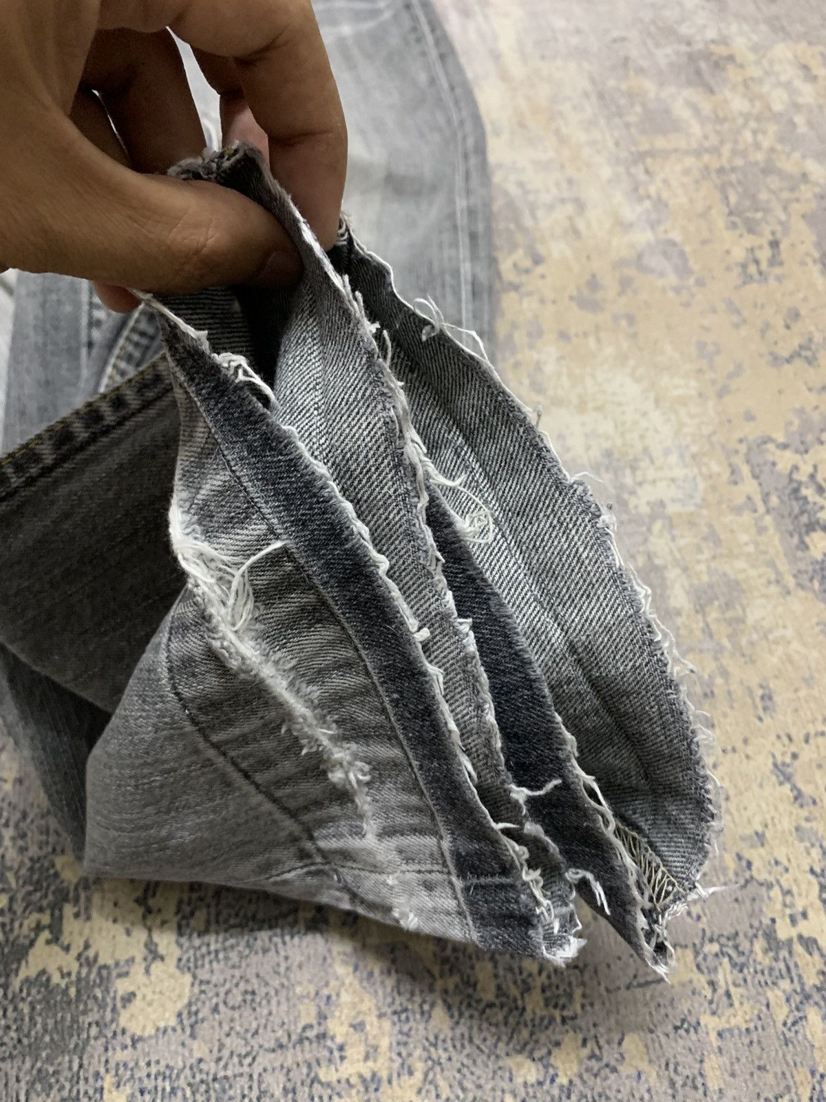 Levi's Vintage 90s Levis 502 Grey Faded Wash Loose Jeans Size US 29 - 6 Thumbnail