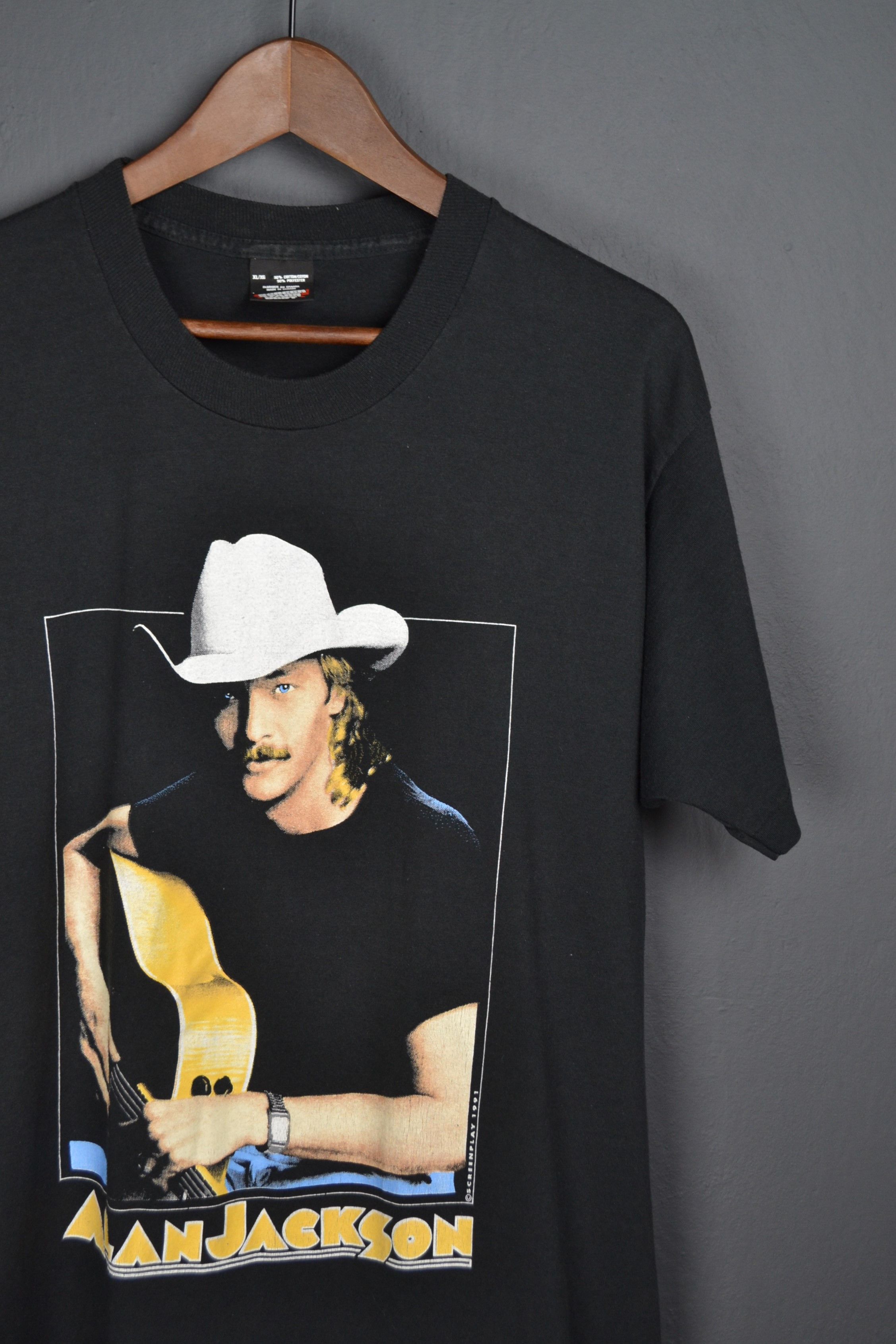 Band Tees Vintage Alan Jackson Tour 1991 Don't Rock the Jukebox XL Size US XL / EU 56 / 4 - 1 Thumbnail