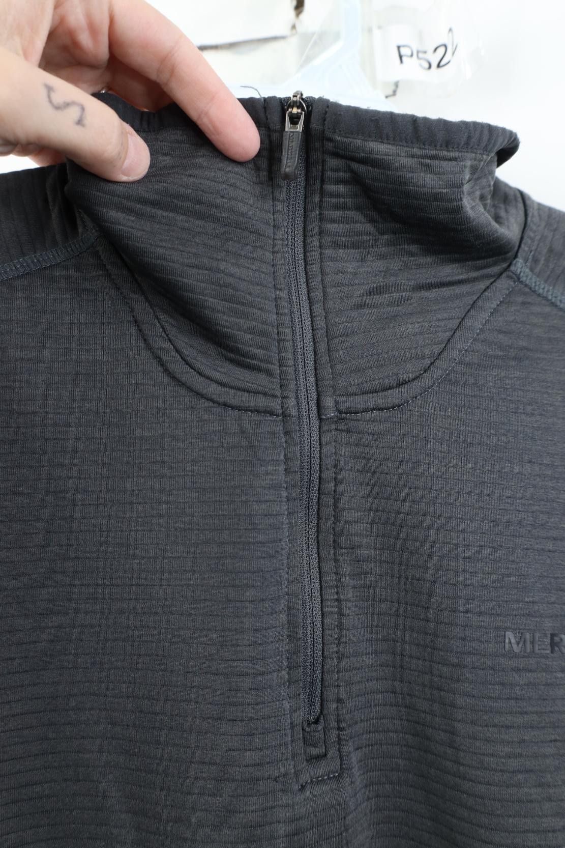 Merrell Merrell Ribbed 1/4 Zip Pullover Trekking Jacket Top Gray Size US S / EU 44-46 / 1 - 11 Thumbnail