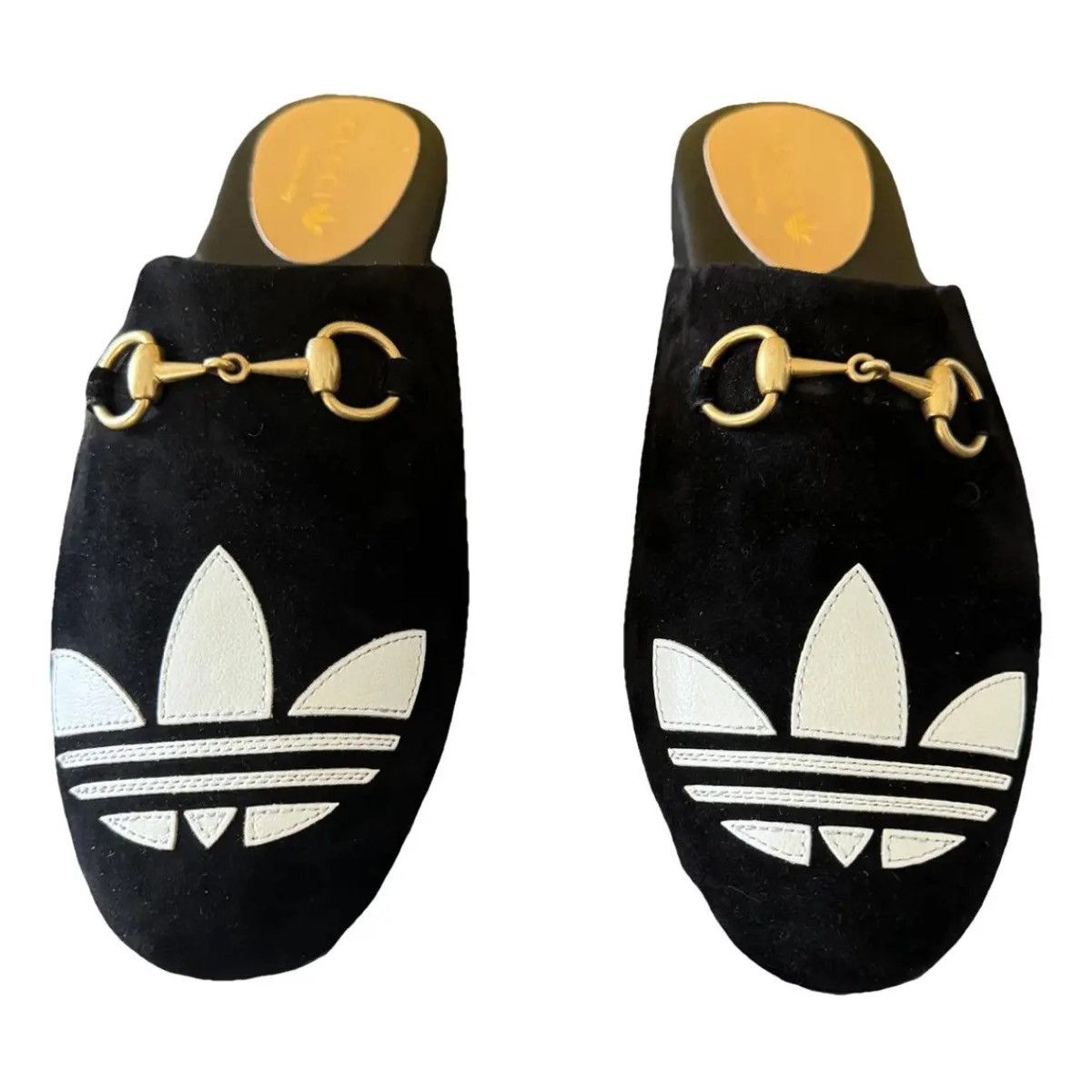 🔥Gucci x Adidas Horse bit Mule Sandals