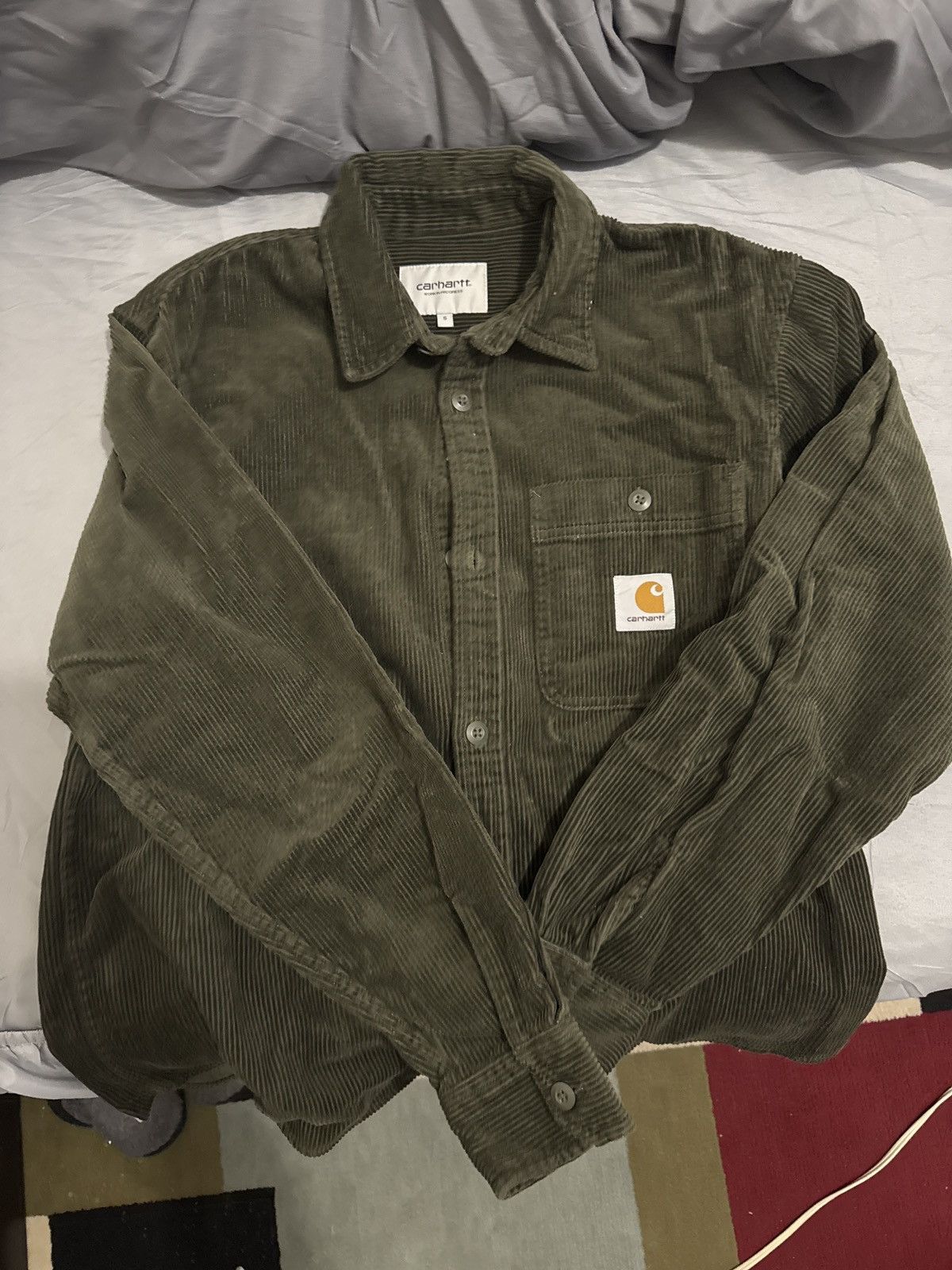 Carhartt Carhartt Paris Corduroy L/S flint shirt Size US S / EU 44-46 / 1 - 1 Thumbnail