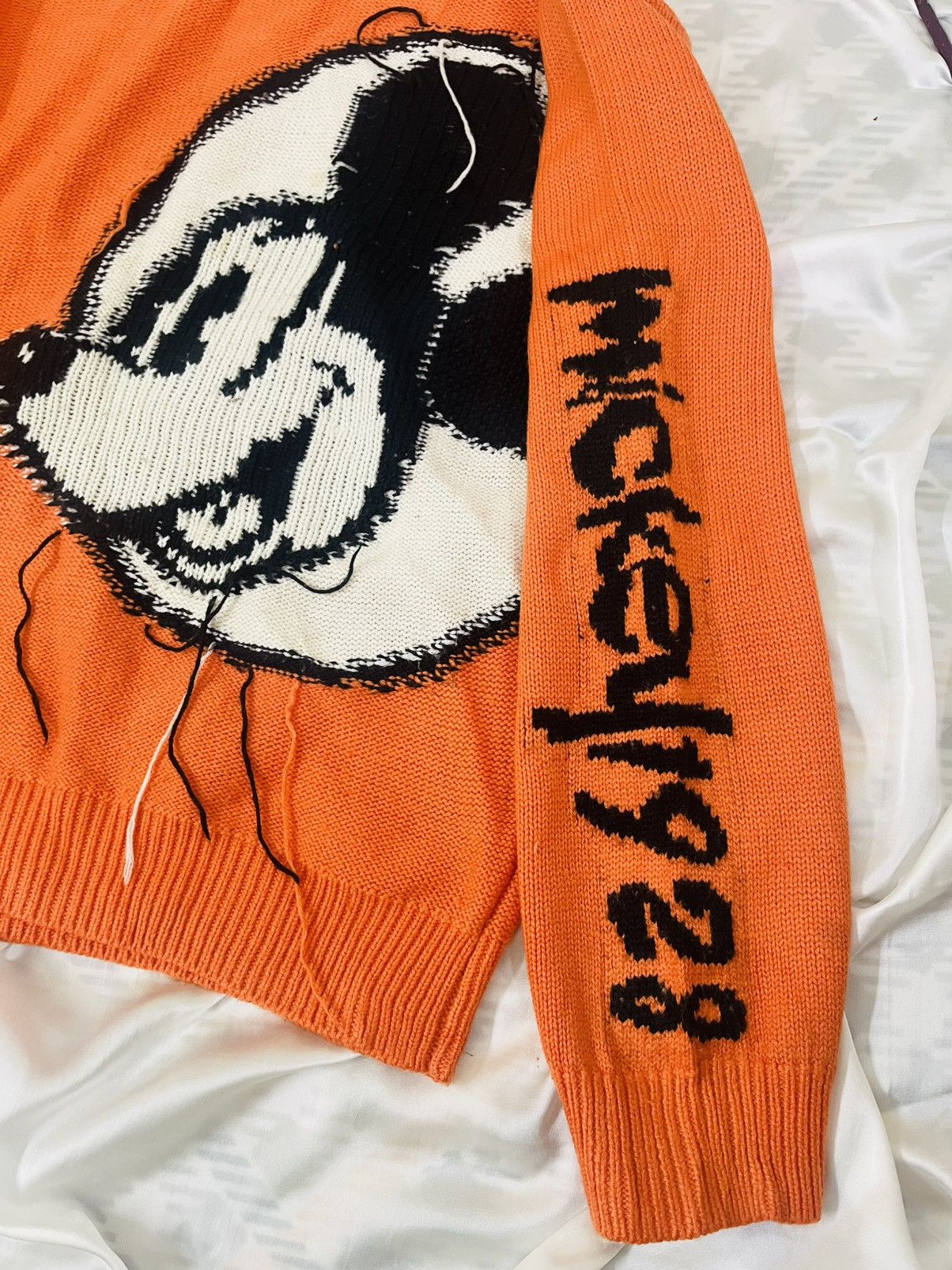 Other Oversized orange graphic mickey mouse sweater Size L / US 10 / IT 46 - 3 Thumbnail