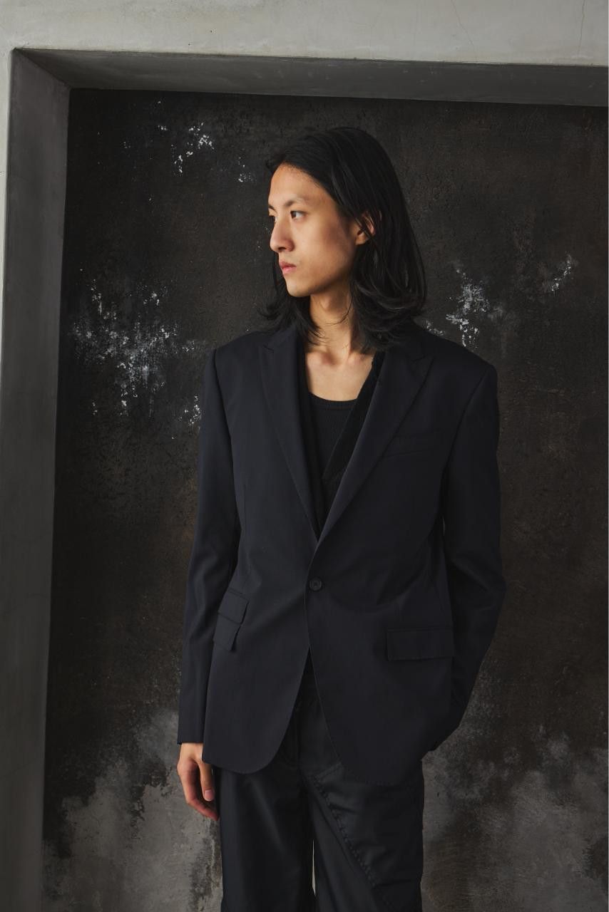 Les Hommes Les Hommes Wool Notch Lapels Suit Jacket Size 44R - 4 Thumbnail
