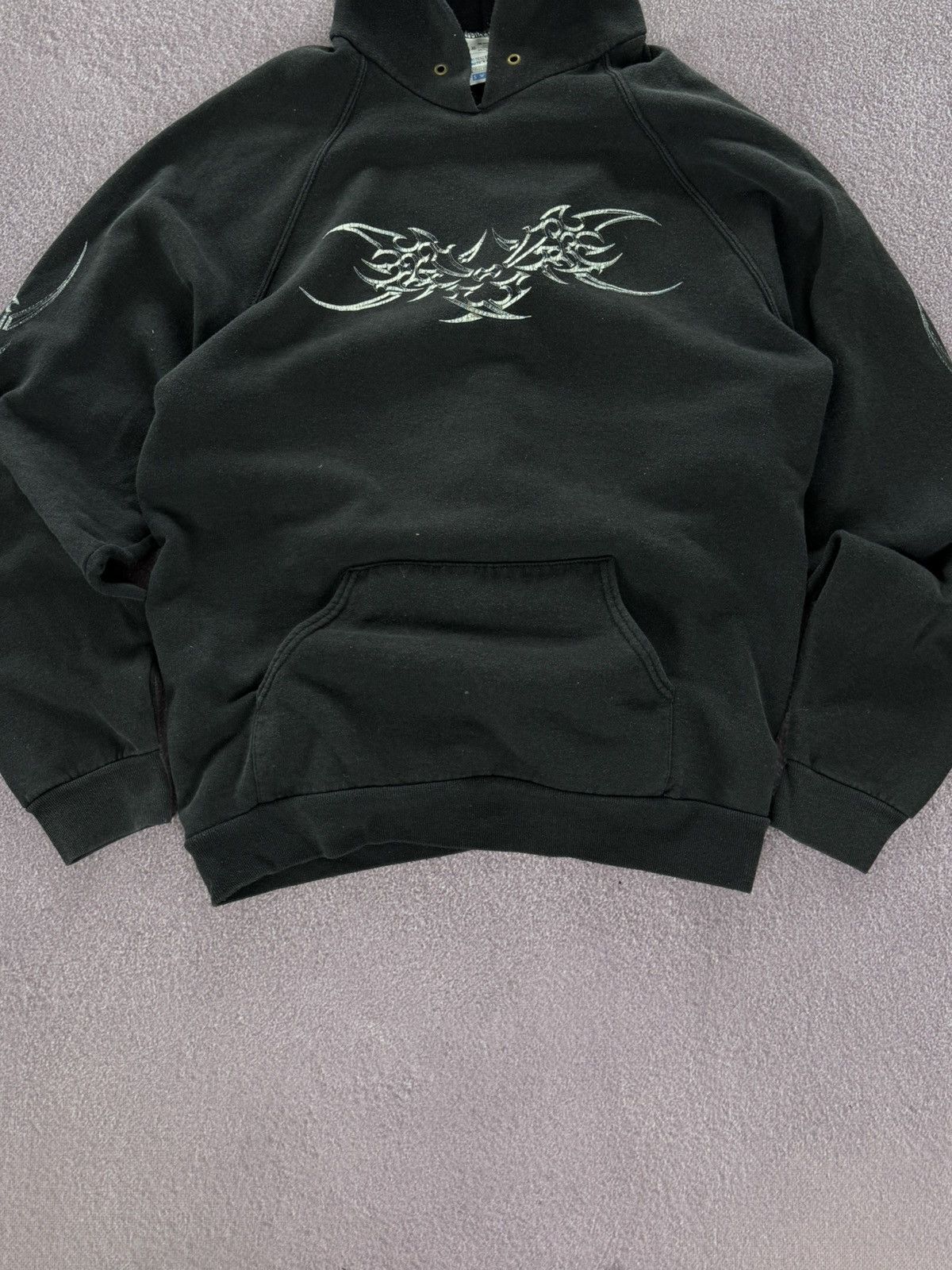 Japanese Brand Crazy Tribal Hoodie Y2K Affliction Swag Size US XL / EU 56 / 4 - 4 Thumbnail