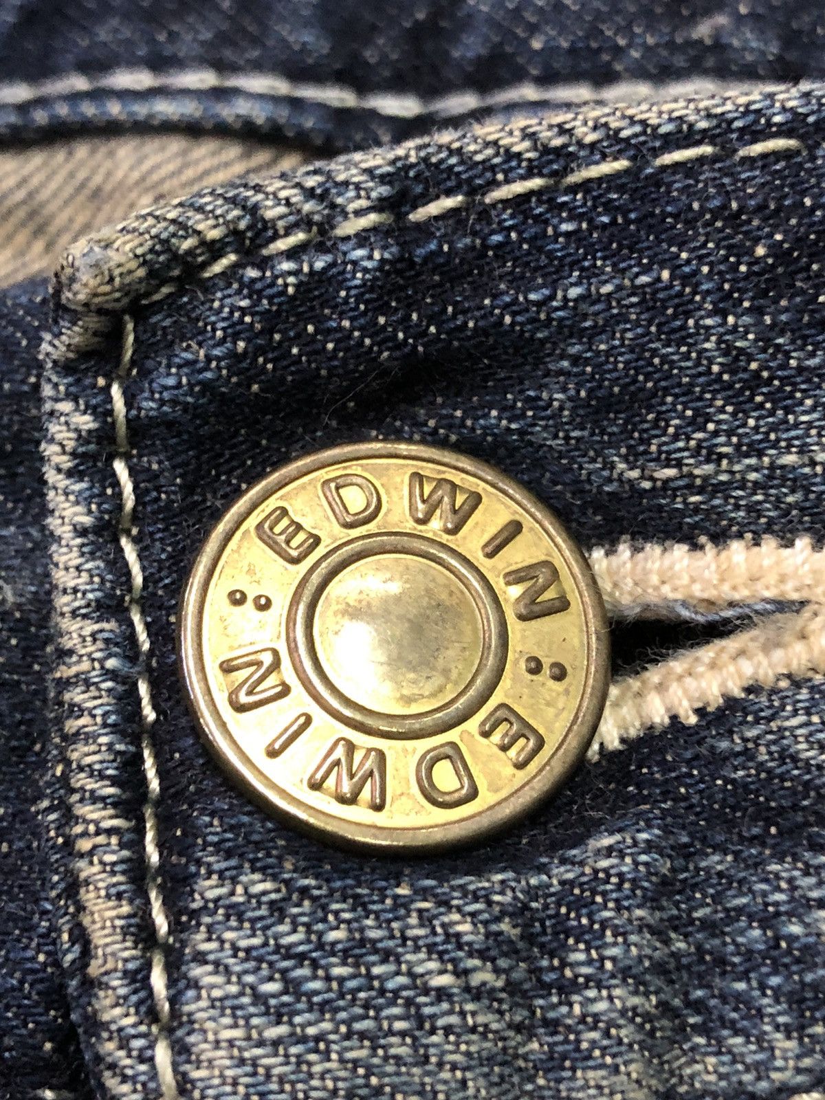 Hysteric Glamour × Japanese Brand Edwin Blue Trip Leg Twisted Washed Denim Size US 34 / EU 50 - 10 Thumbnail