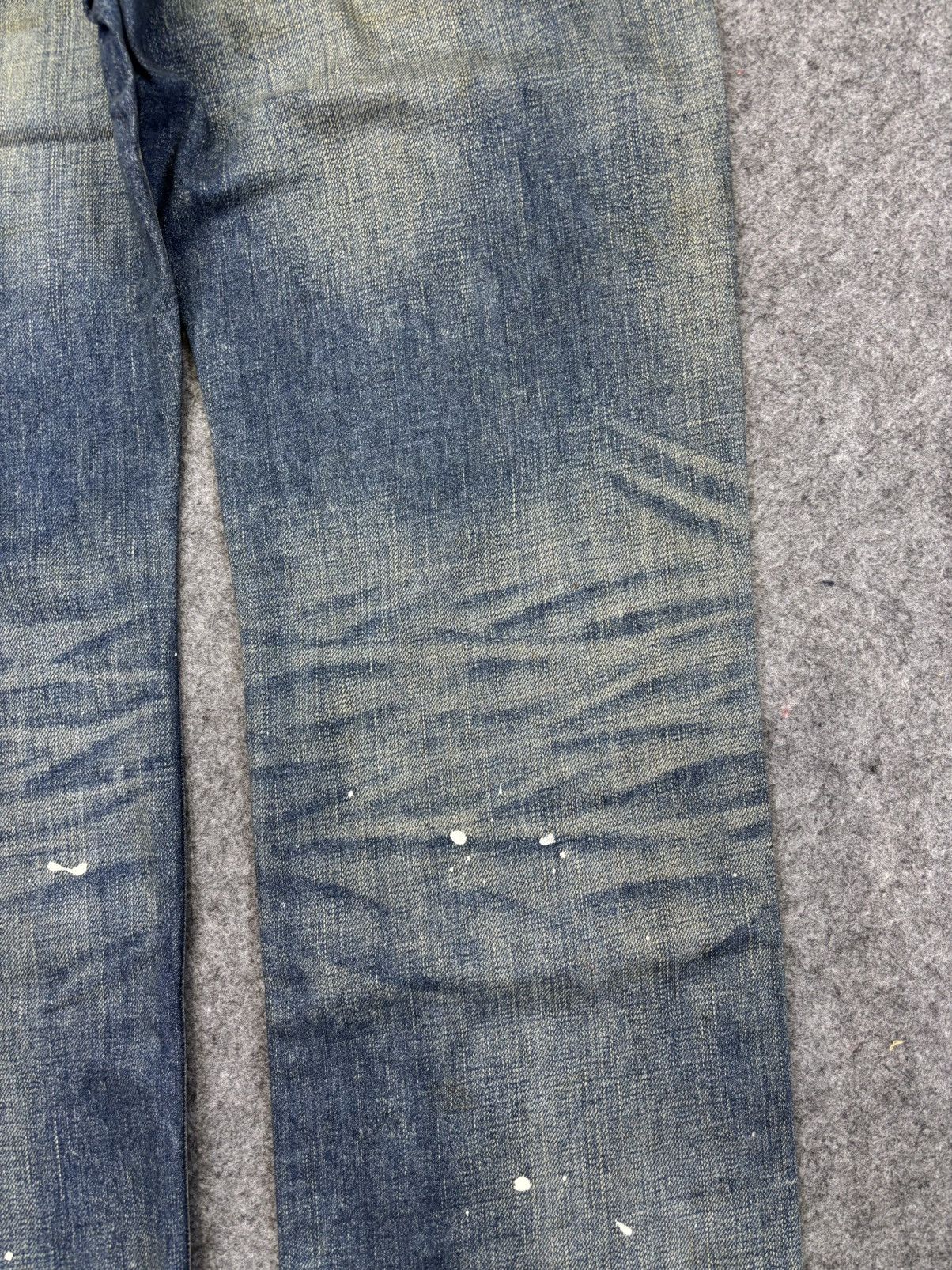 Japanese Brand 💥Sick💥Back Number Patchwork Paint Splatter Denim F864 Size US 34 / EU 50 - 12 Thumbnail