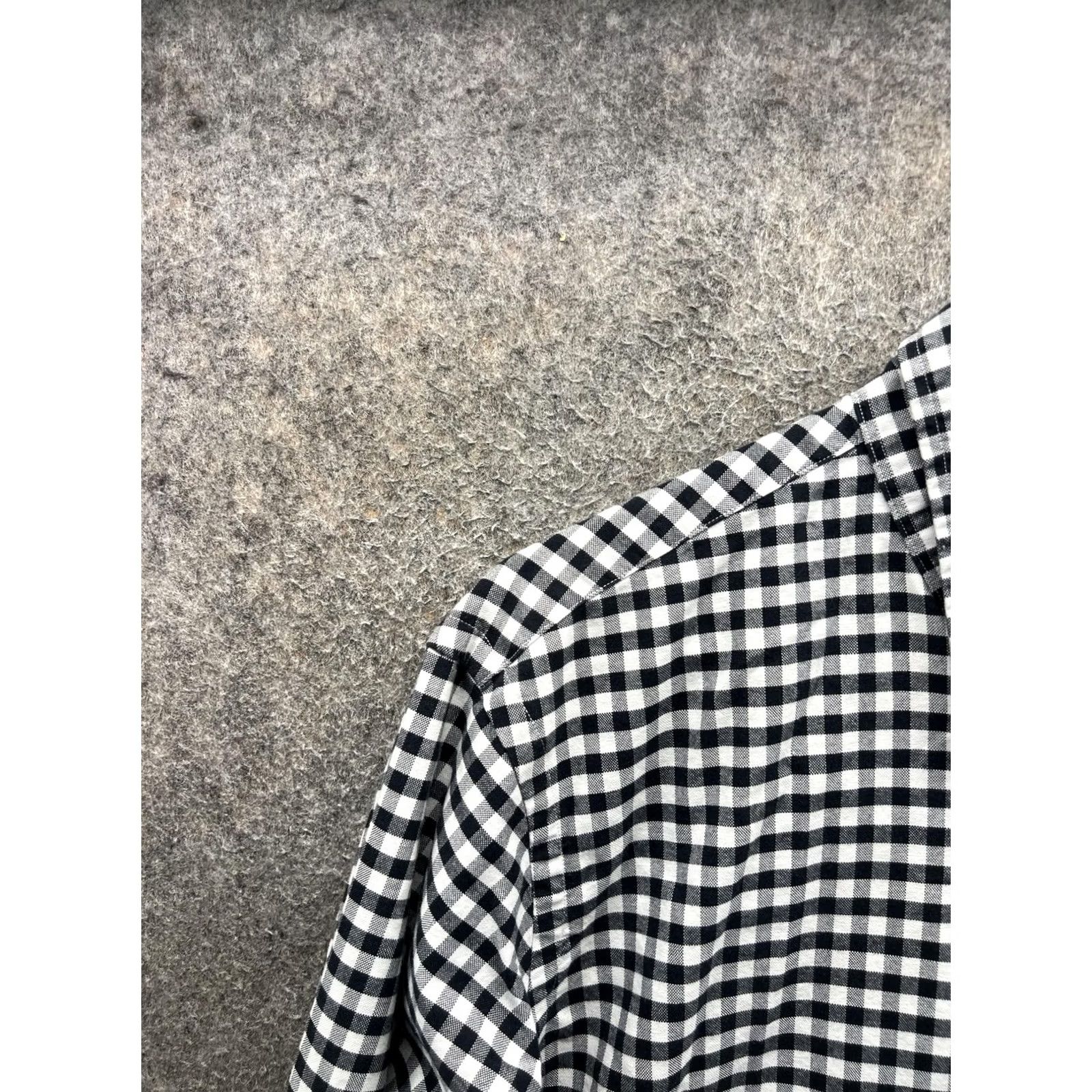 Ralph Lauren Ralph Lauren Shirt Mens Large Black Check Oxford Button Front Classic Vintage Shirt Size US L / EU 52-54 / 3 - 7 Thumbnail