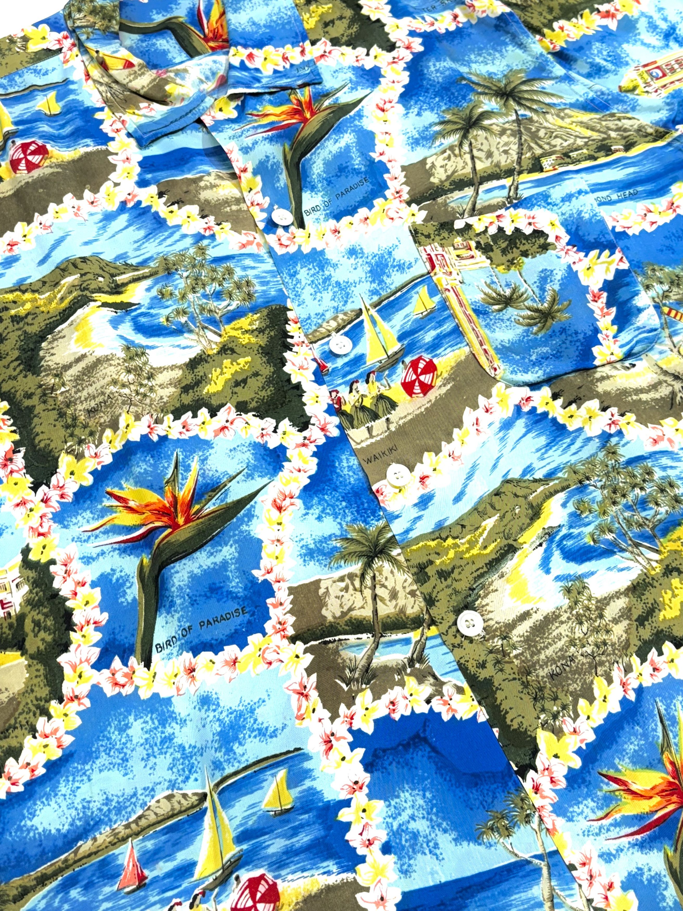 Vintage 50's~ ALOHA Sz.L RN17372 (E) hawaiian shirt Size US M / EU 48-50 / 2 - 5 Thumbnail