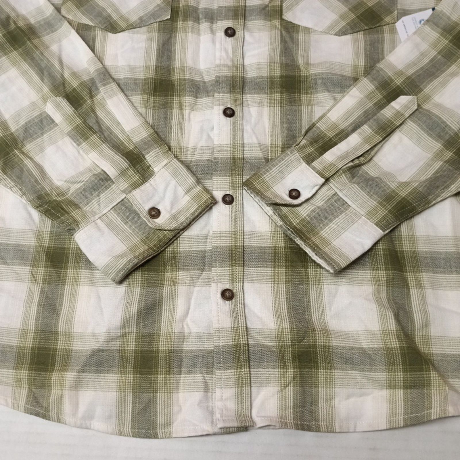 Wrangler Wrangler Cowboy Wash Twill Shirt Men's 2XL Loden Green Plaid Size US XXL / EU 58 / 5 - 2 Thumbnail