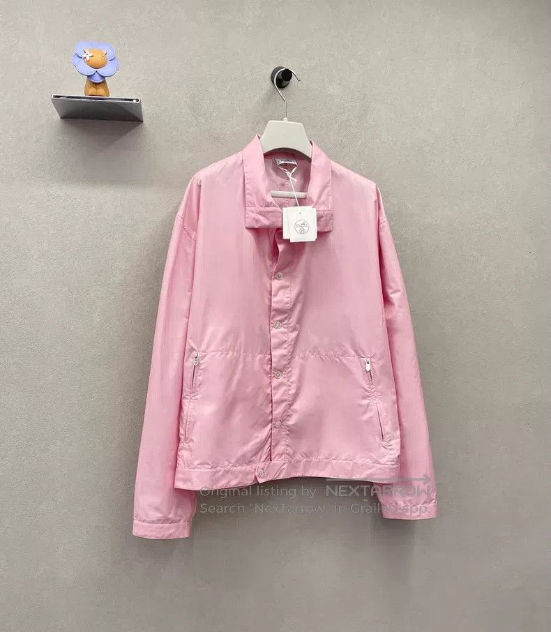 Hermes Hermes Pink, Shirt Jacket, Large Mother-of-Pearl Buttons Size S / US 4 / IT 40 - 3 Thumbnail