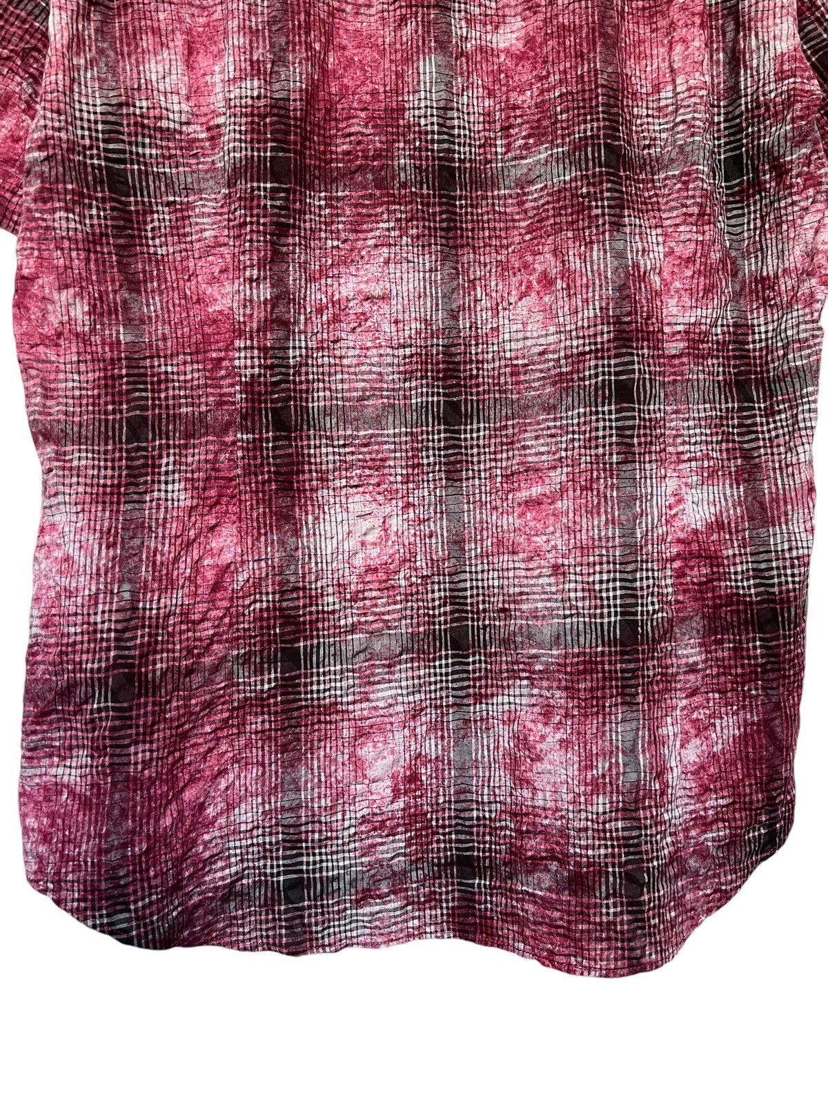 Japanese Brand × Tornado Mart Tornado Mart Raining Blood Wrinkles Button Shirt Size US XS / EU 42 / 0 - 7 Thumbnail