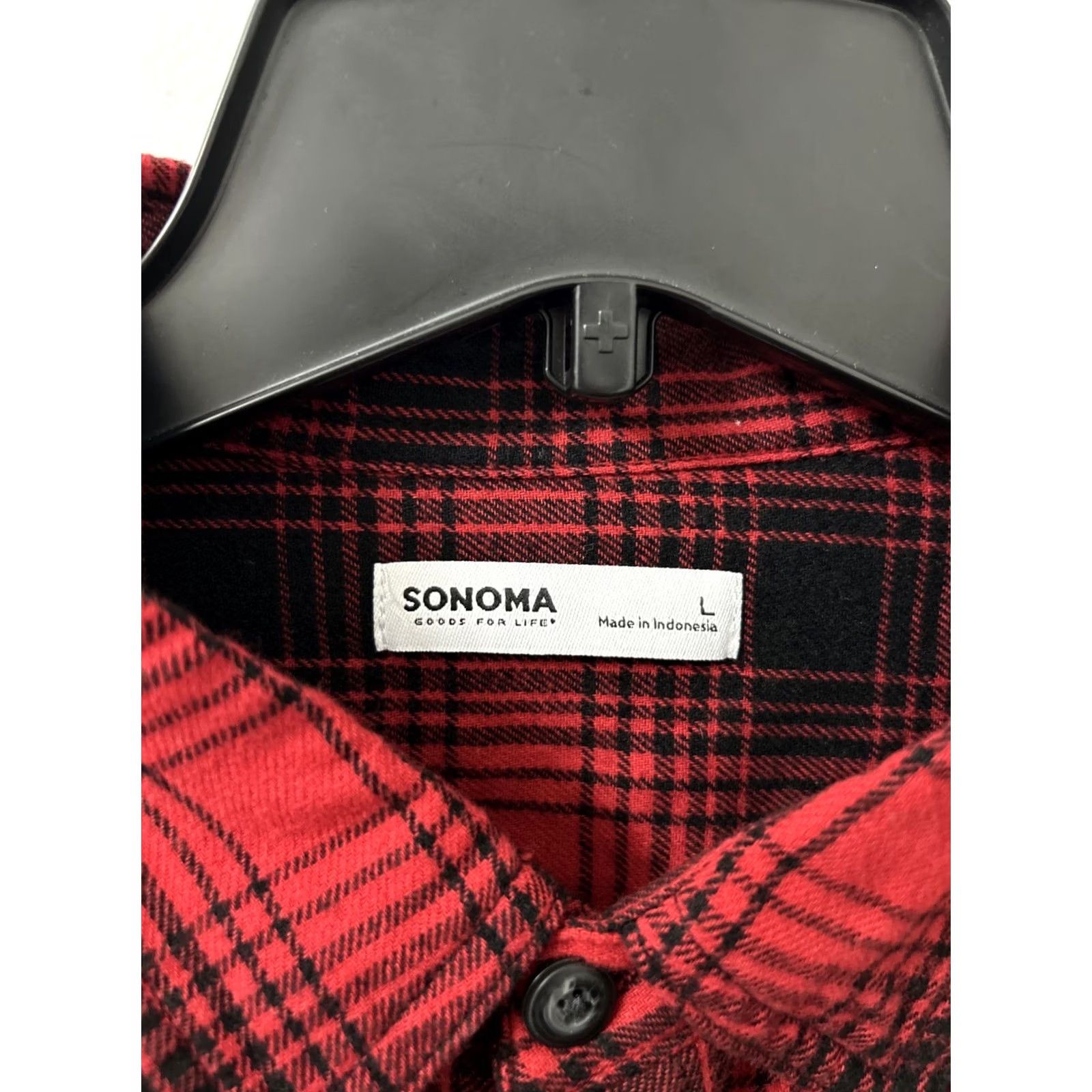 Vintage VINTAGE Sonoma Shirt Mens Large Red Plaid Super Soft Flannel Button Down Long Sleeve Size US L / EU 52-54 / 3 - 7 Thumbnail