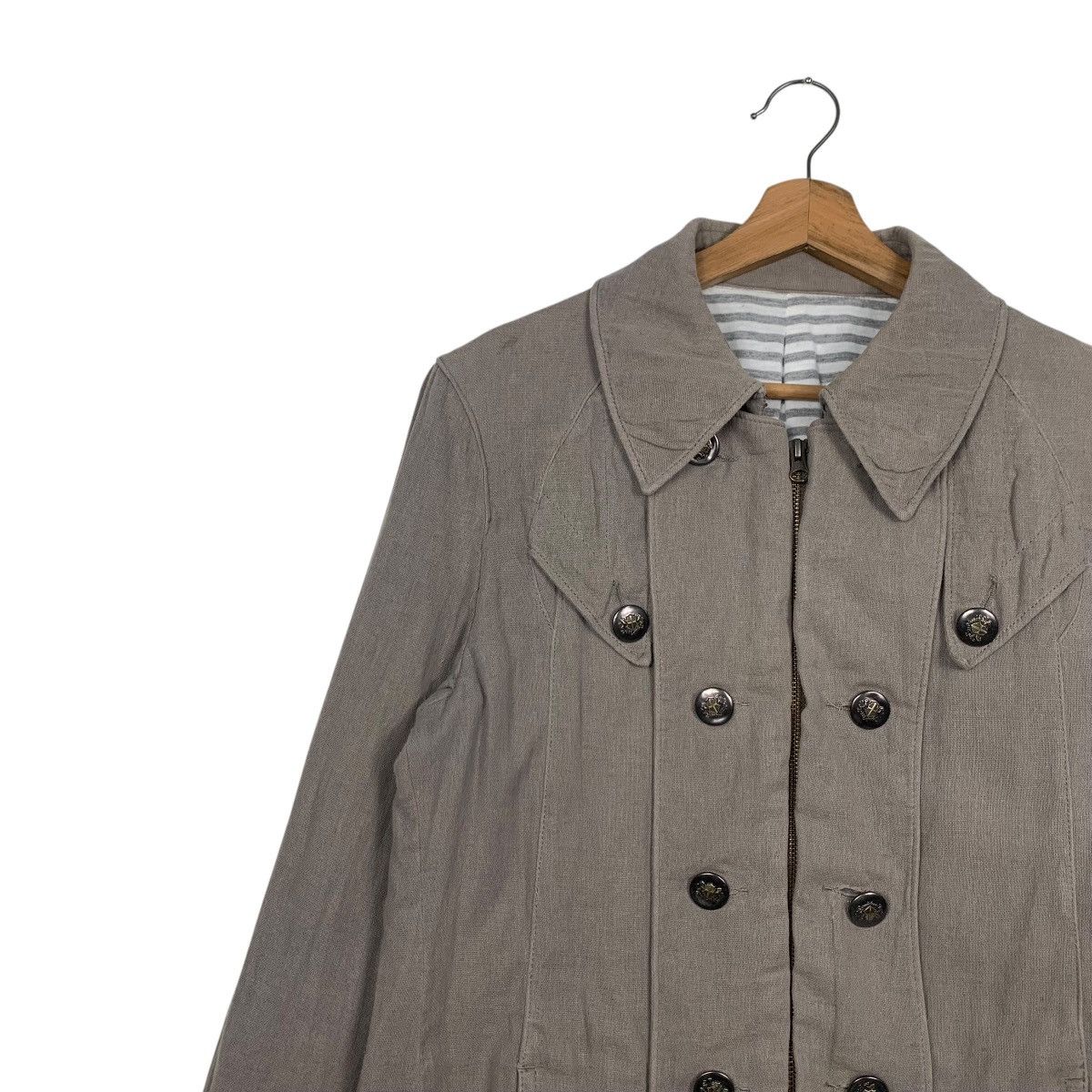 PPFM PPFM Double Breast Zipper Lightweight Jacket #2860-C129 Size US L / EU 52-54 / 3 - 3 Thumbnail