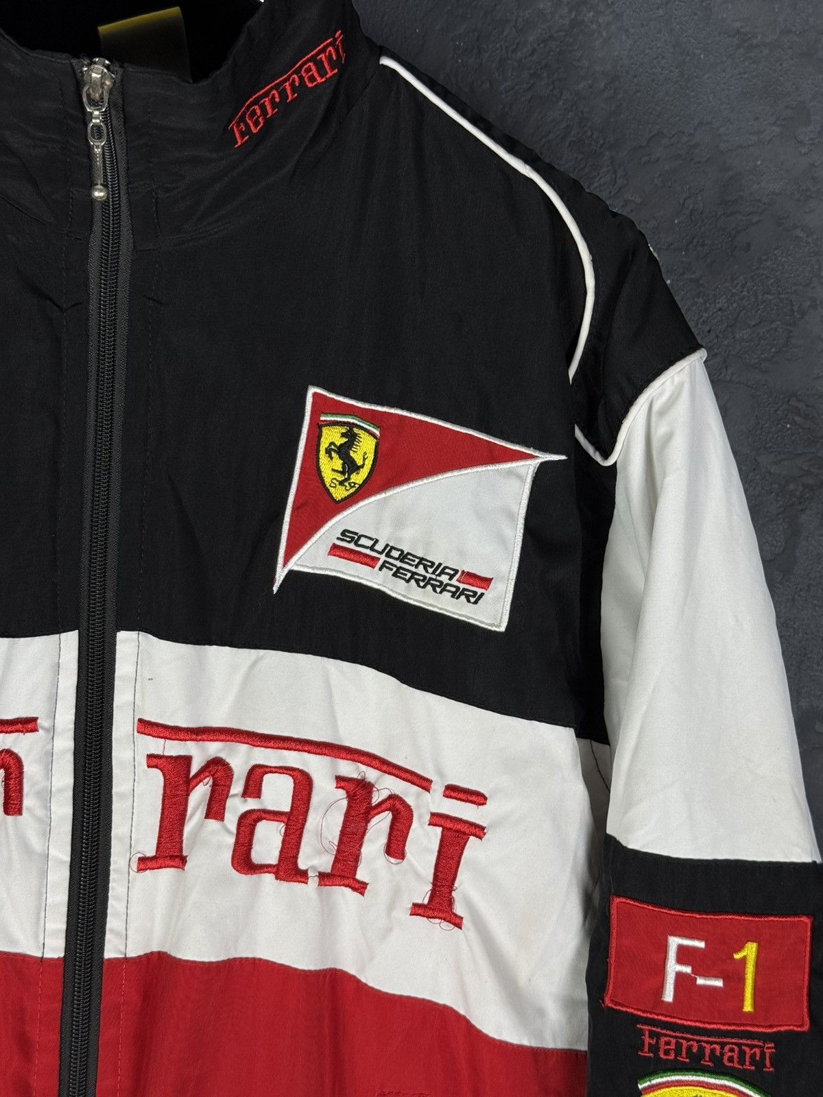 Vintage Vintage Ferrari Racing Jacket F1 Bomber Retro Size US M / EU 48-50 / 2 - 8 Thumbnail