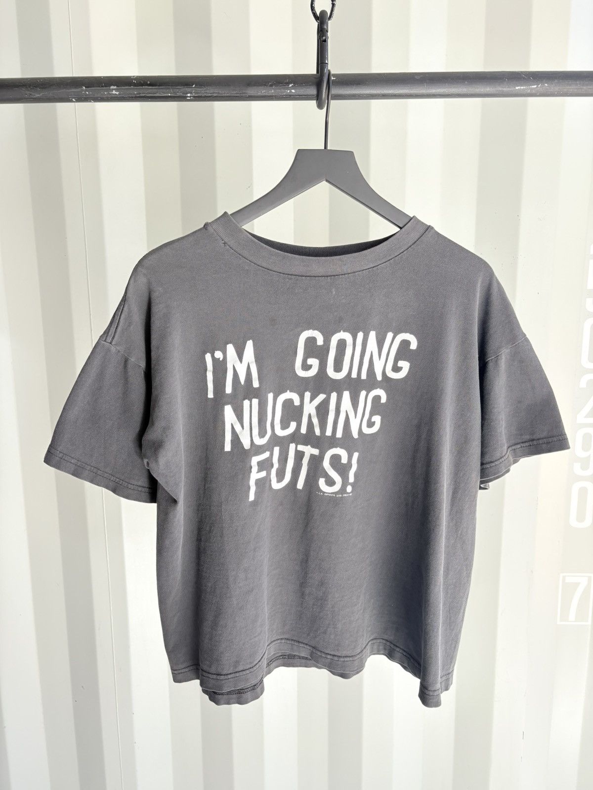 Vintage Vintage I’m Going Nucking Futs Shirt Faded Distressed Grunge Size US L / EU 52-54 / 3 - 1 Thumbnail