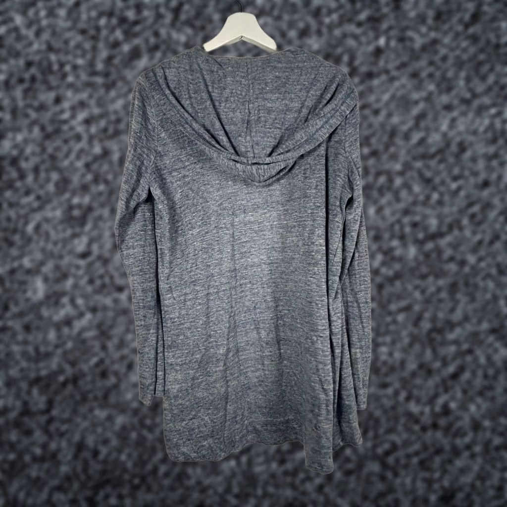 Cynthia Rowley Cynthia Rowley Womens Gray Hooded Open Front Linen Cardigan Medium Lightweight Shirt Womens M Gray Cardigan Hooded Open Front Linen Lightweight Size M / US 6-8 / IT 42-44 - 1 Thumbnail