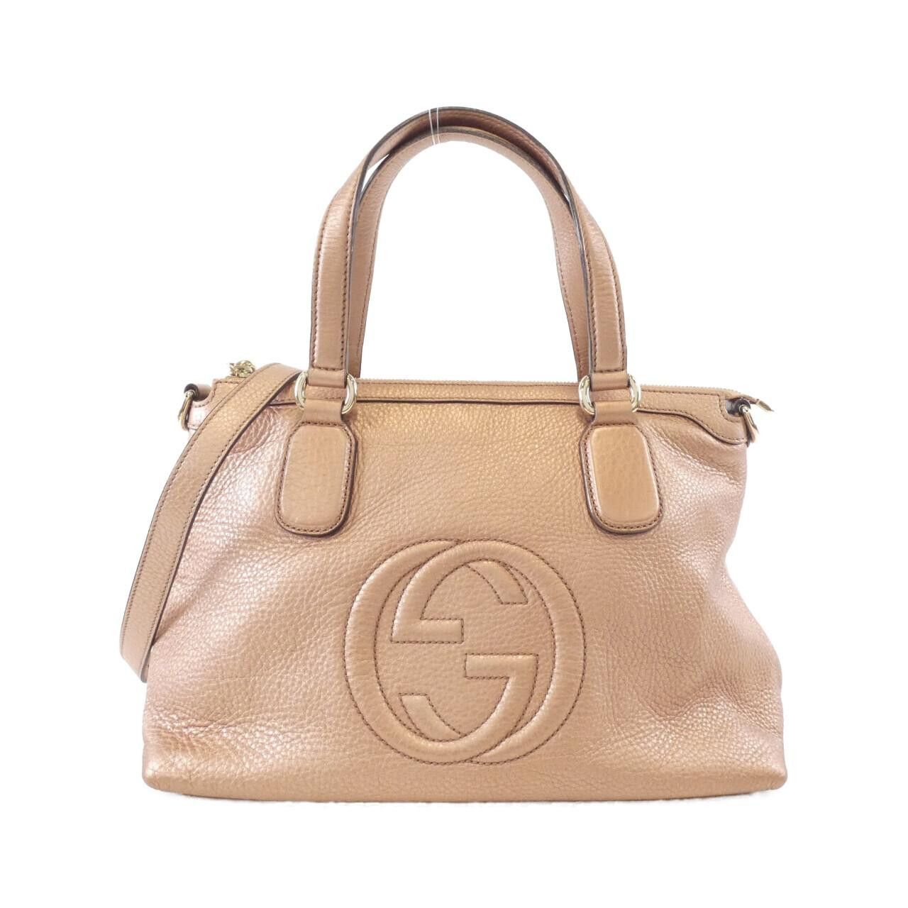 Gucci Gucci Gucci Metallic Leather Bag Leather Crossbody Bag 308362 AH90Z DUTY FREE for USA Size ONE SIZE - 1 Thumbnail