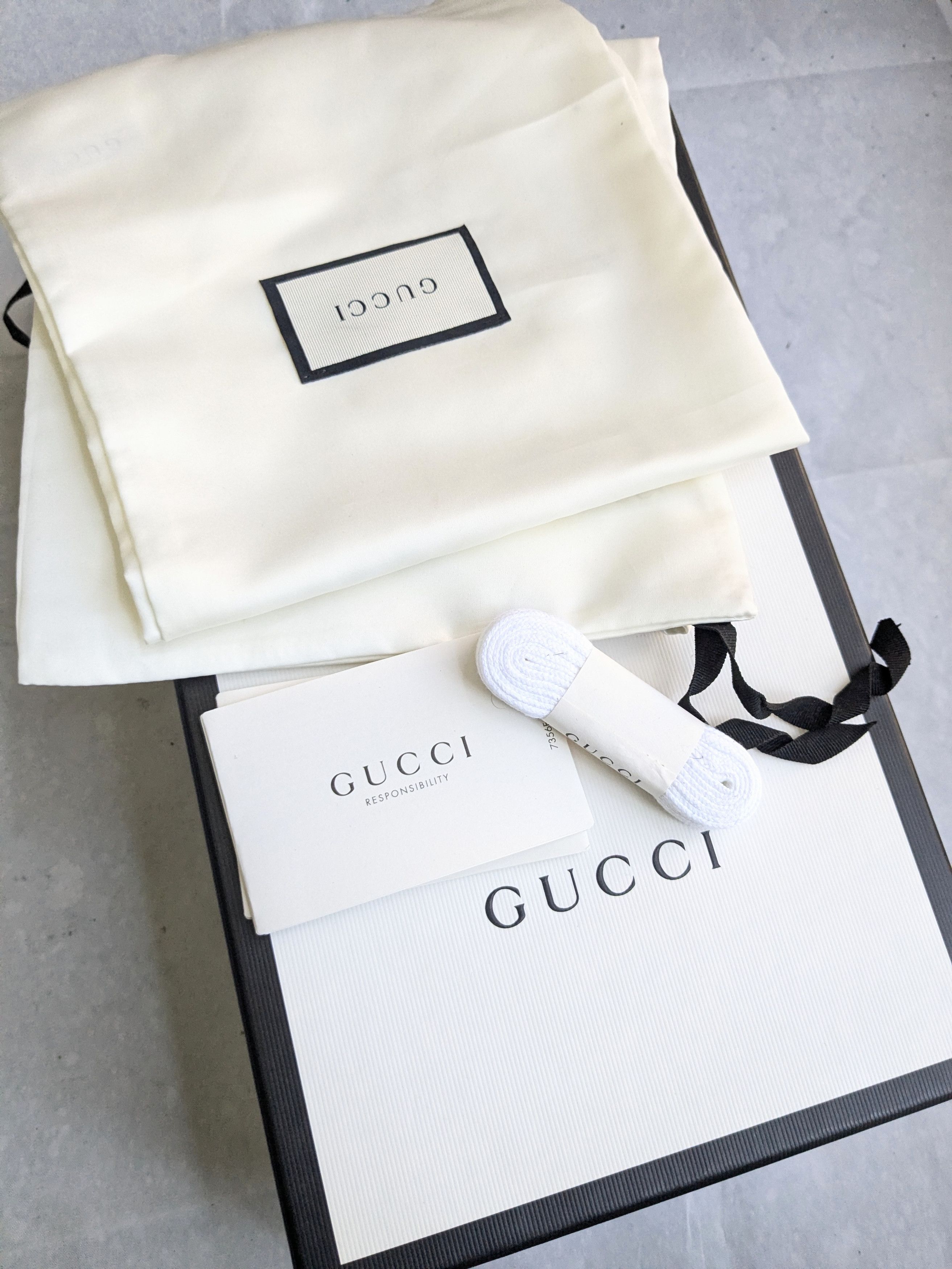 Gucci Gucci Ace Sneakers Monogram GG Logo 12.5 Black Size US 12.5 / EU 45-46 - 16 Thumbnail
