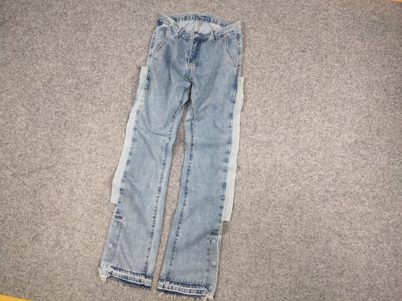 Japanese Brand Vintage if six was nine yohji Style Flared Denim Jeans Y2K Size US 32 / EU 48 - 2 Thumbnail