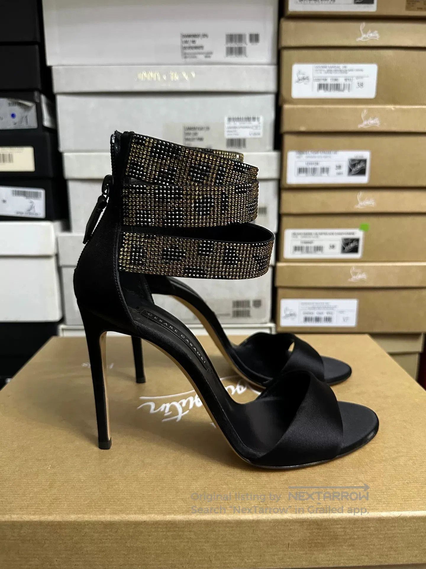 Casadei Cesare Casadei Women's High Heels Size 38. Size US 7 / IT 37 - 3 Thumbnail