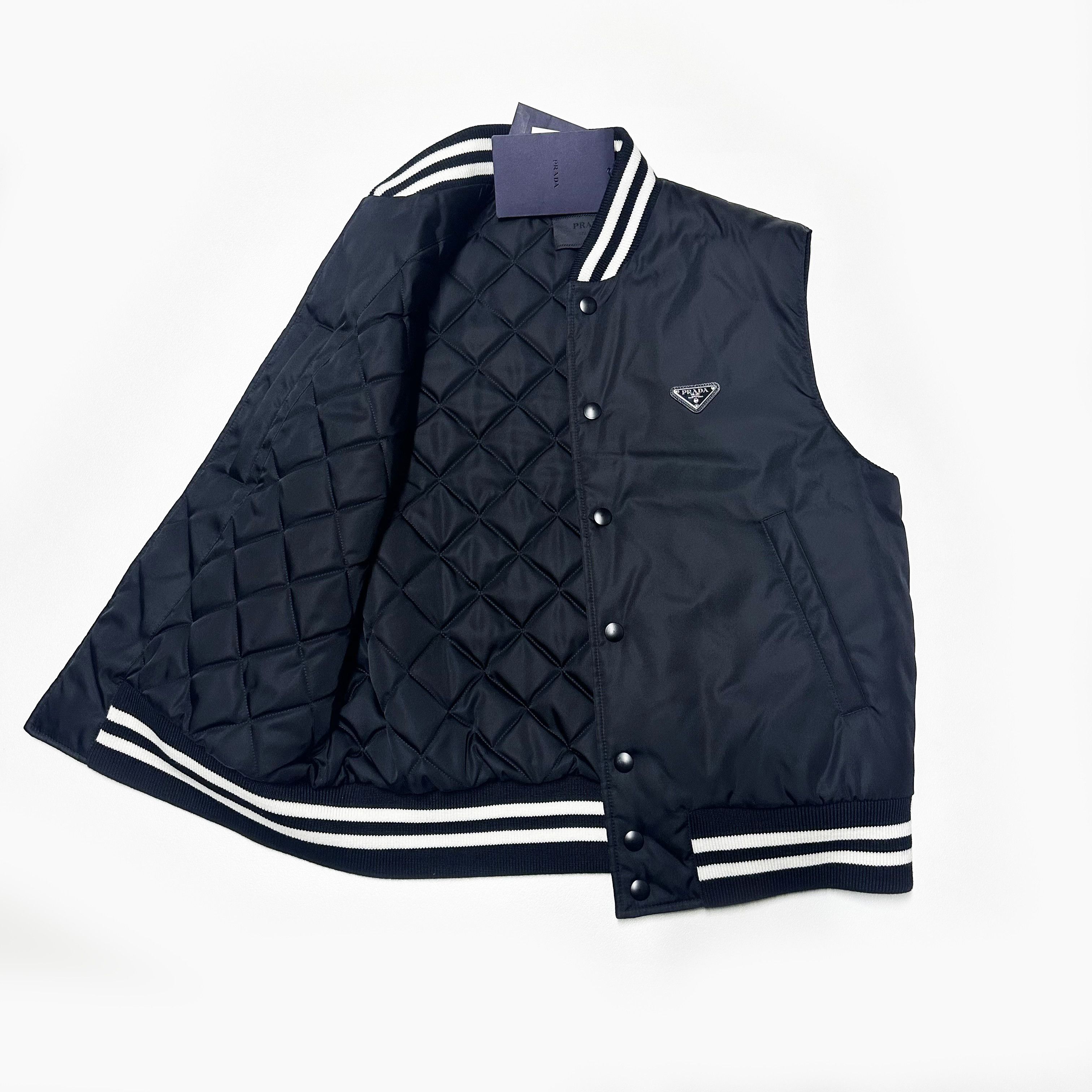 Prada Prada mens size S small black re-nylon Jacket gilet Vest Size US S / EU 44-46 / 1 - 6 Thumbnail