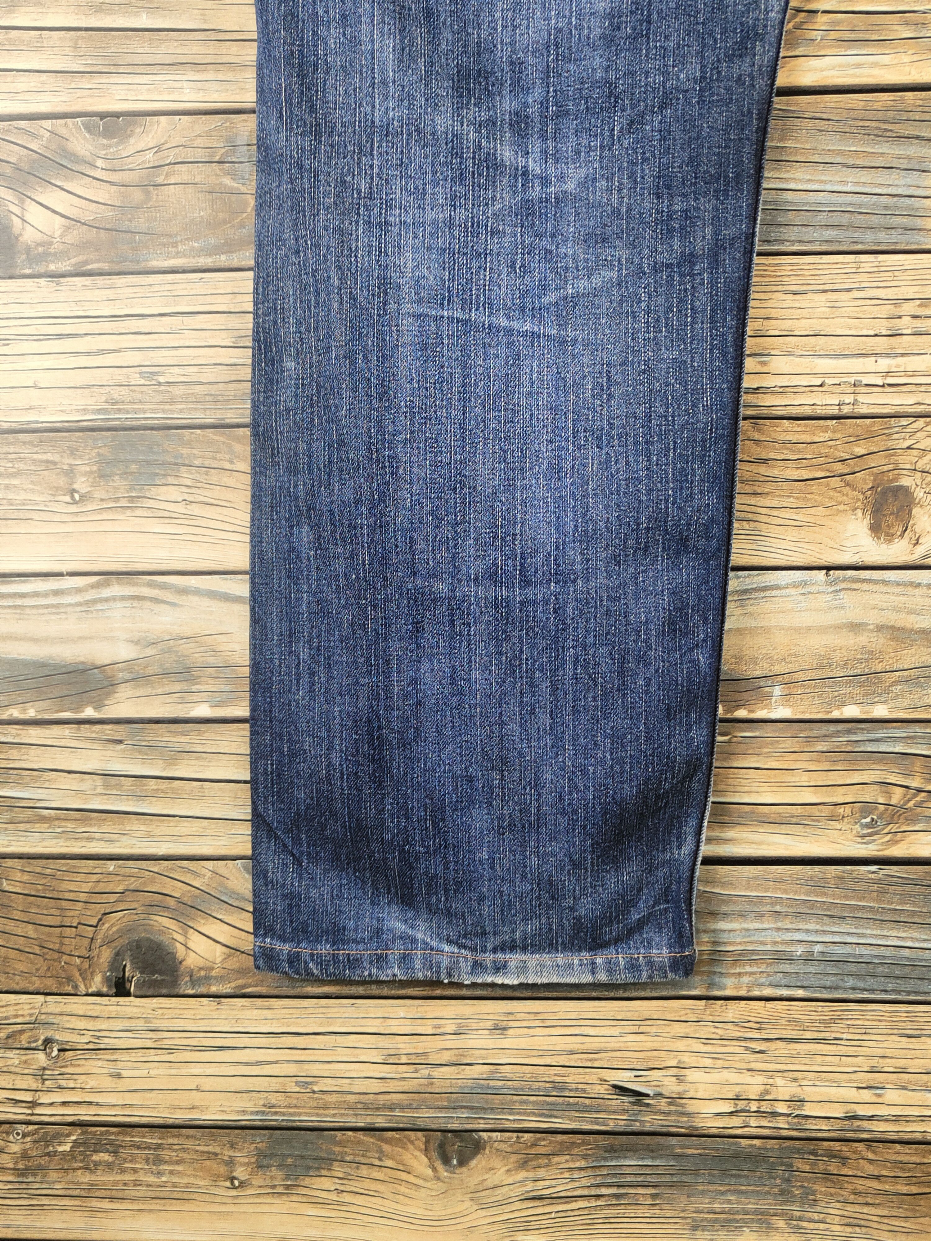Levi's Levi's Dark Blue Distressed Ripped Jeans #S2850 Size US 33 - 9 Thumbnail