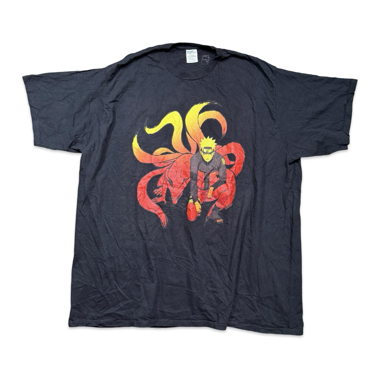 Designer Naruto Nine Tail Fox Anime 2002 Graphic Tee Size US XXL / EU 58 / 5 - 1 Thumbnail