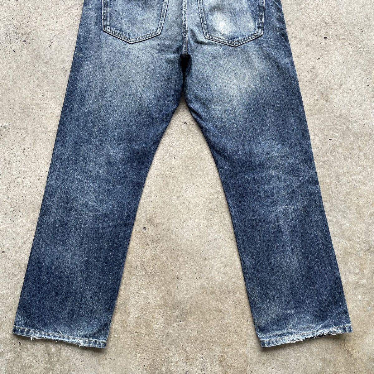 Japanese Brand W33💥 Vintage Japanese Faded Jeans Denim Pants Size US 33 - 10 Thumbnail