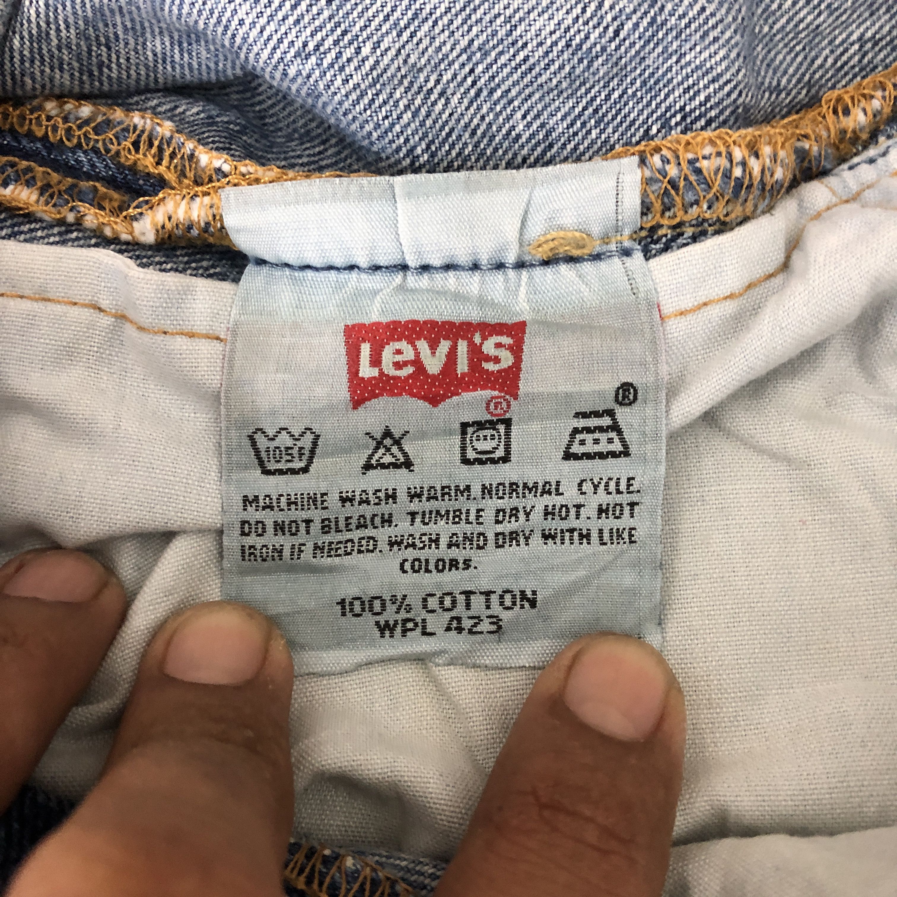 Levi's Vintage 90s Levis 501 Faded Jeans Levi's Light Wash Denim Size US 34 / EU 50 - 9 Thumbnail