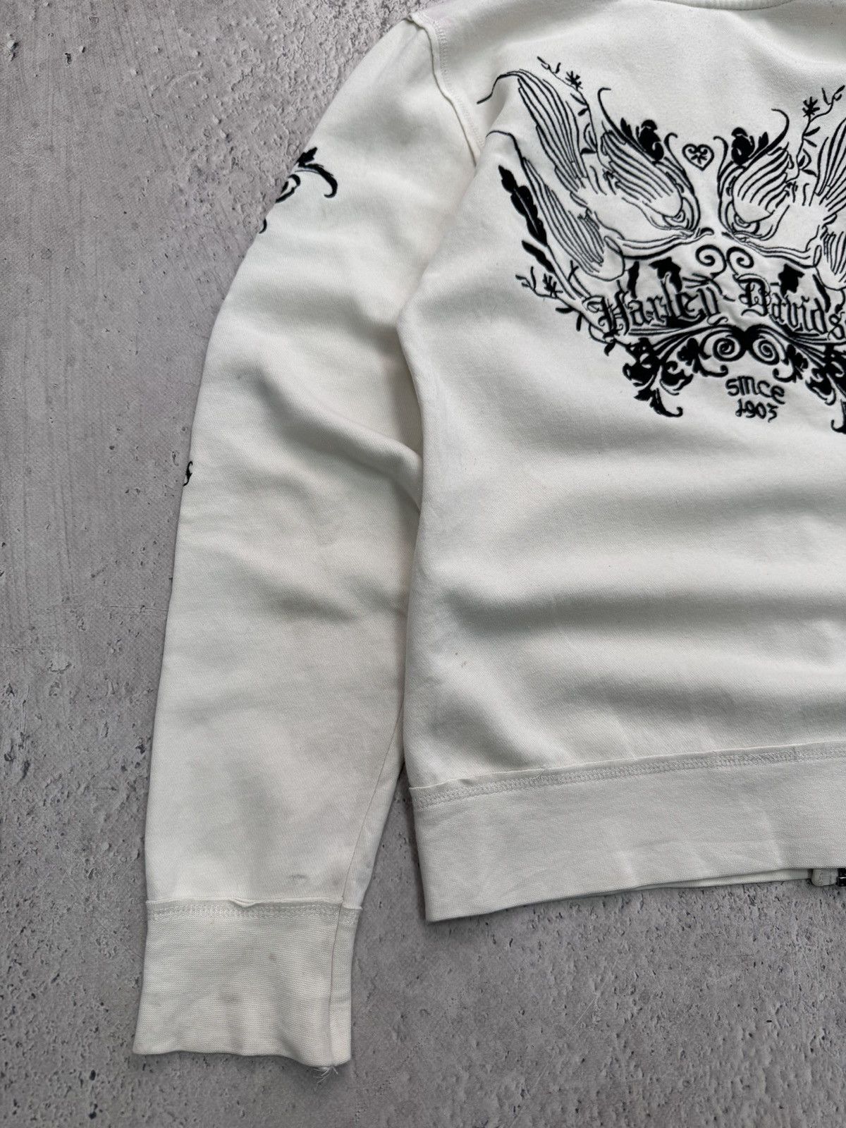 Harley Davidson × If Six Was Nine × Japanese Brand SALE💣💣 Japanese Affliction Y2K Ifsixwasnine Style Hoodie HD Size US S / EU 44-46 / 1 - 14 Thumbnail