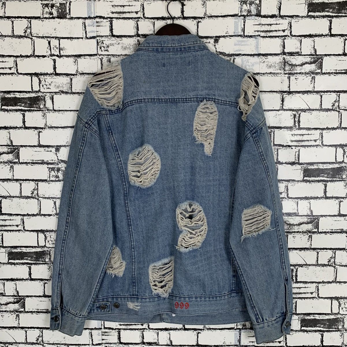 Designer × Vintage Japanese Brand Yeziik X Jacket Jeans Denim Jacket Size US L / EU 52-54 / 3 - 4 Thumbnail