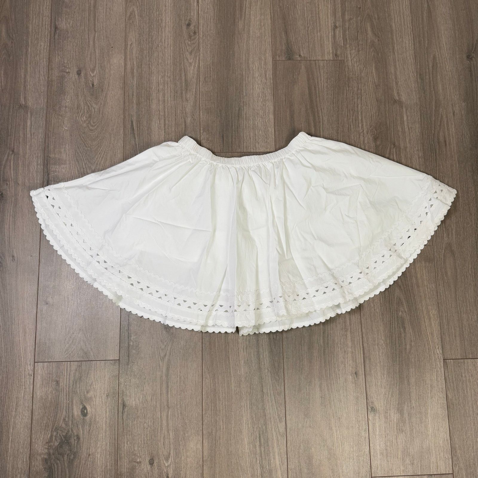 J.Crew J Crew Cotton Poplin Rickrack Trim Mini Skirt US Women's M Size 30" / US 8 / IT 44 - 1 Thumbnail