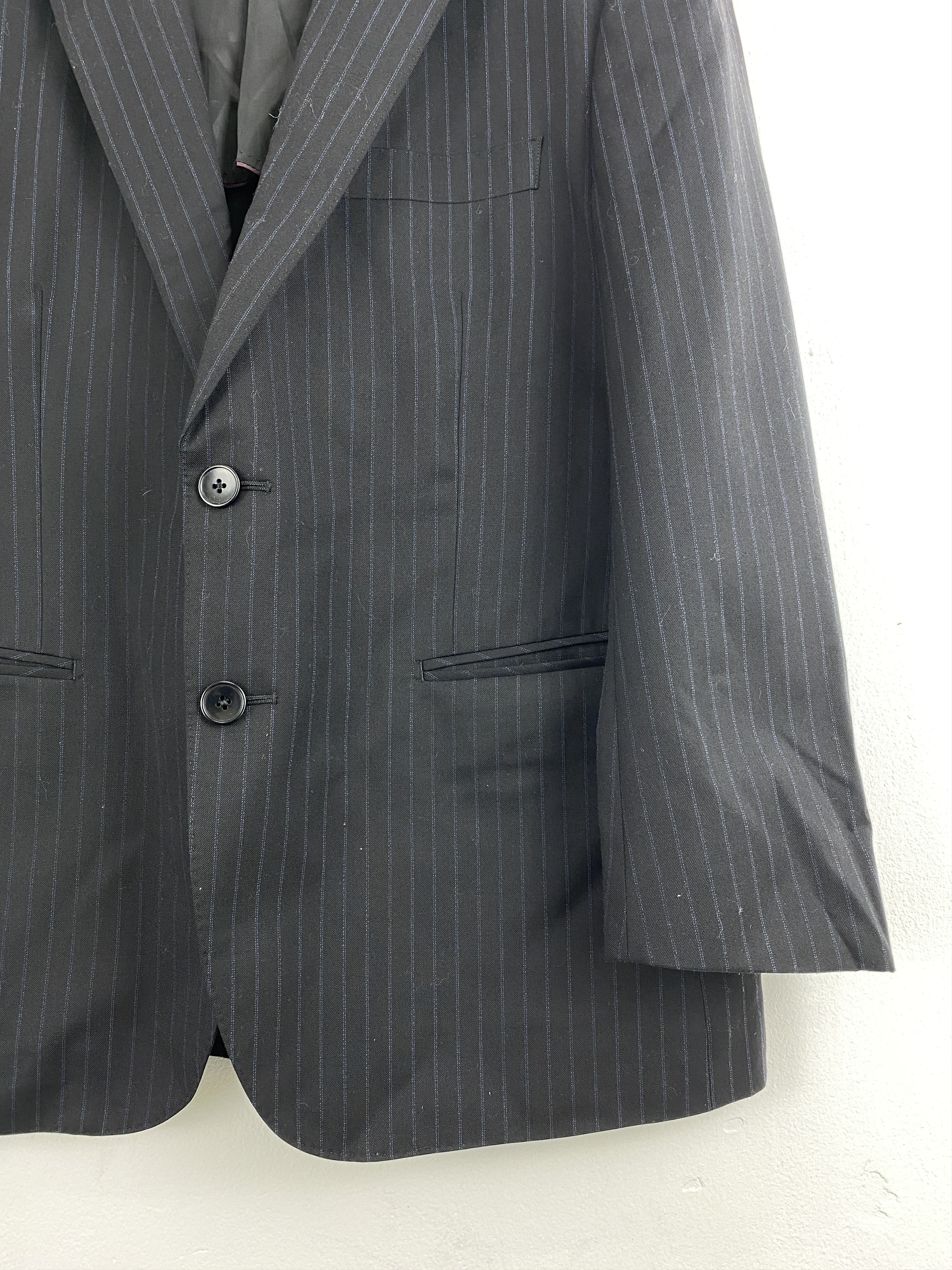 Kansai Yamamoto Vintage Kansai Yamamoto Striped Blazer Jacket JA0094 Size US L / EU 52-54 / 3 - 9 Thumbnail