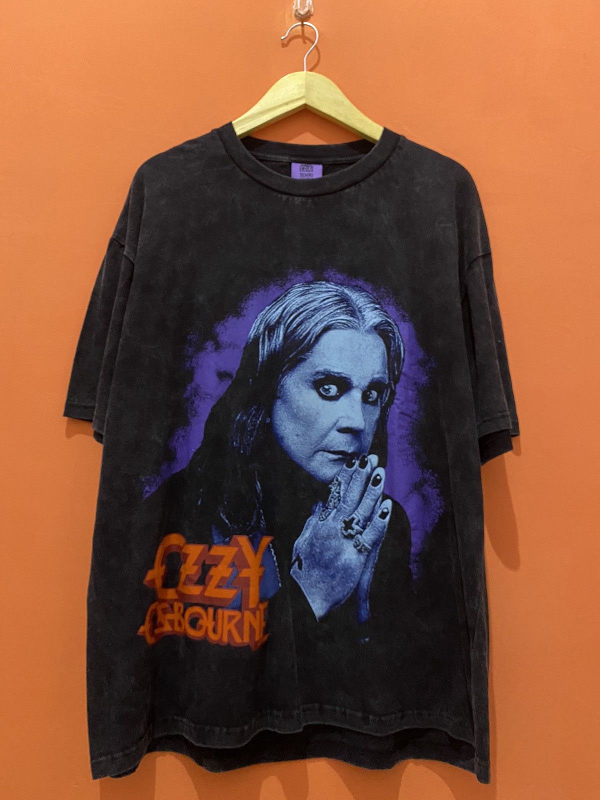 Band Tees × Vintage 🔥RARE🔥 Ozzy osbourne Black Sabbath band boot tee Size US L / EU 52-54 / 3 - 1 Thumbnail