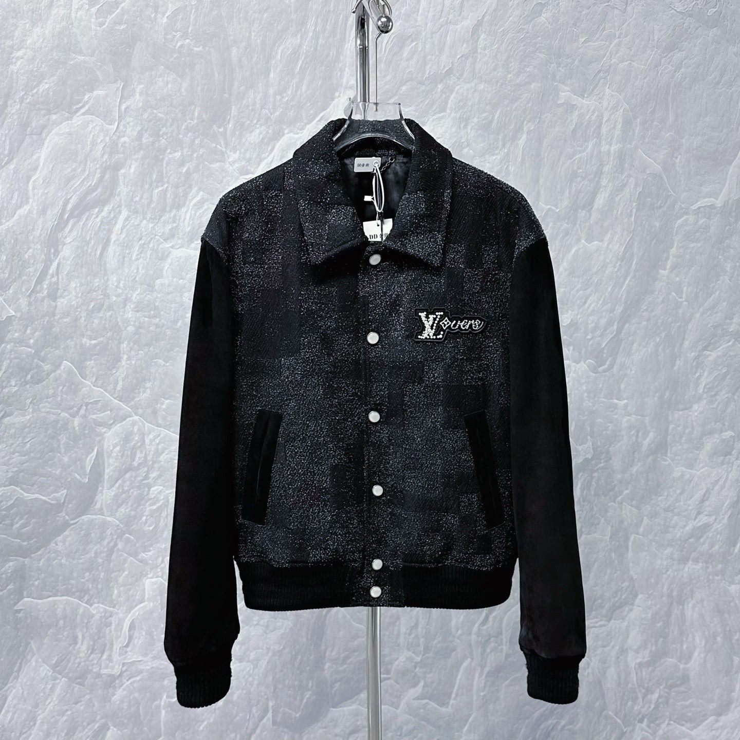 Louis Vuitton Louis Vuitton SS25 Rhinestone Checkerboard Lambskin Jacket Size US L / EU 52-54 / 3 - 1 Thumbnail