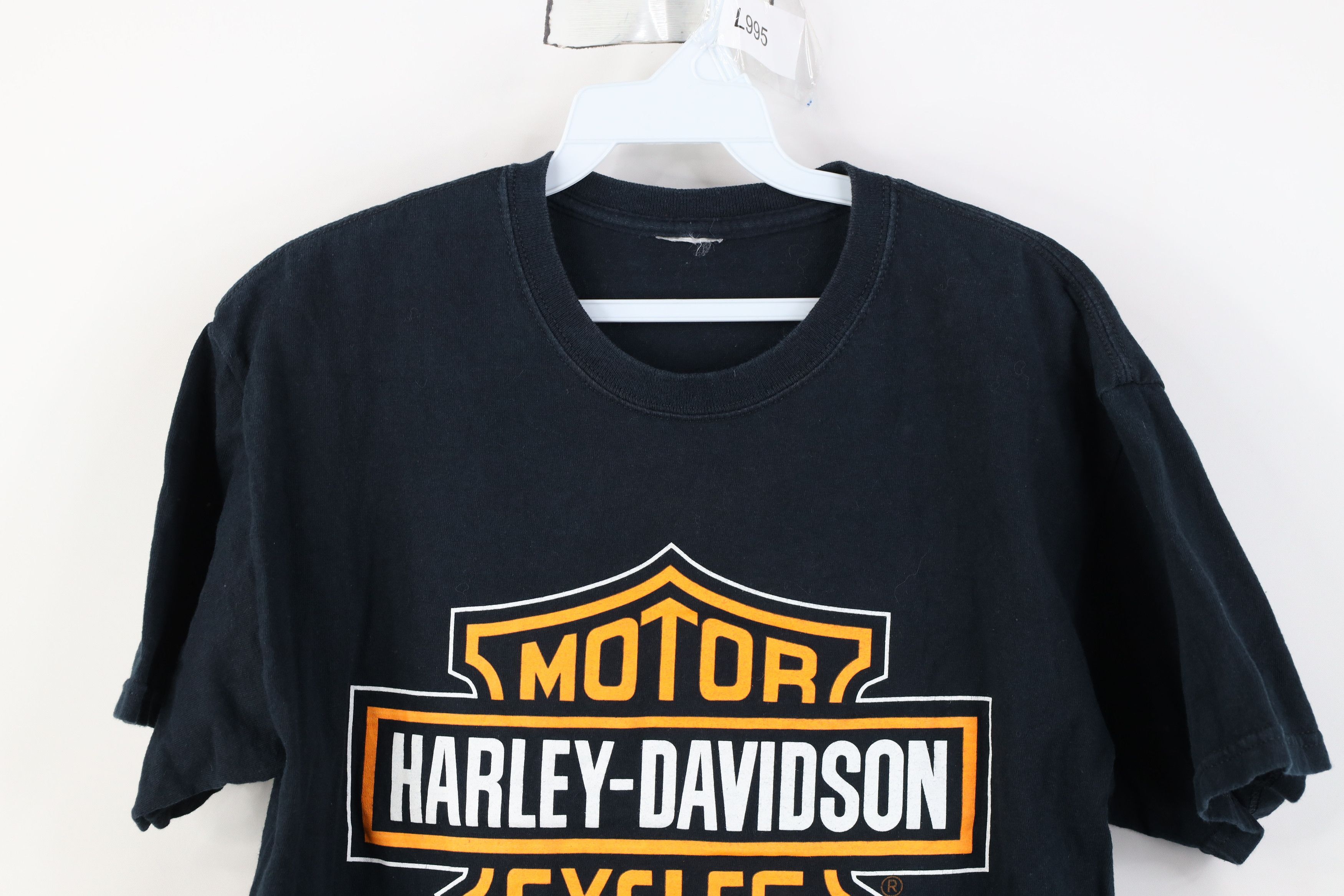 Harley Davidson Vintage 90s Y2K Harley Davidson Spell Out Big Logo T-Shirt Size US M / EU 48-50 / 2 - 2 Thumbnail