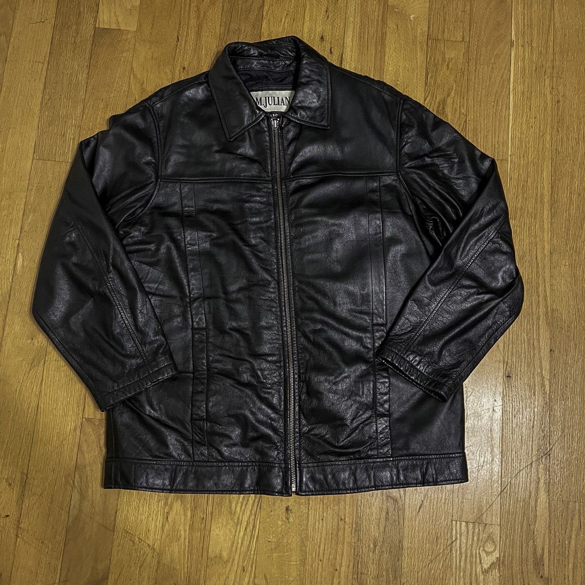 M. Julian M. Julian Wilsons Leather Zip Jacket Quilted Lined Men's L Size US L / EU 52-54 / 3 - 1 Thumbnail